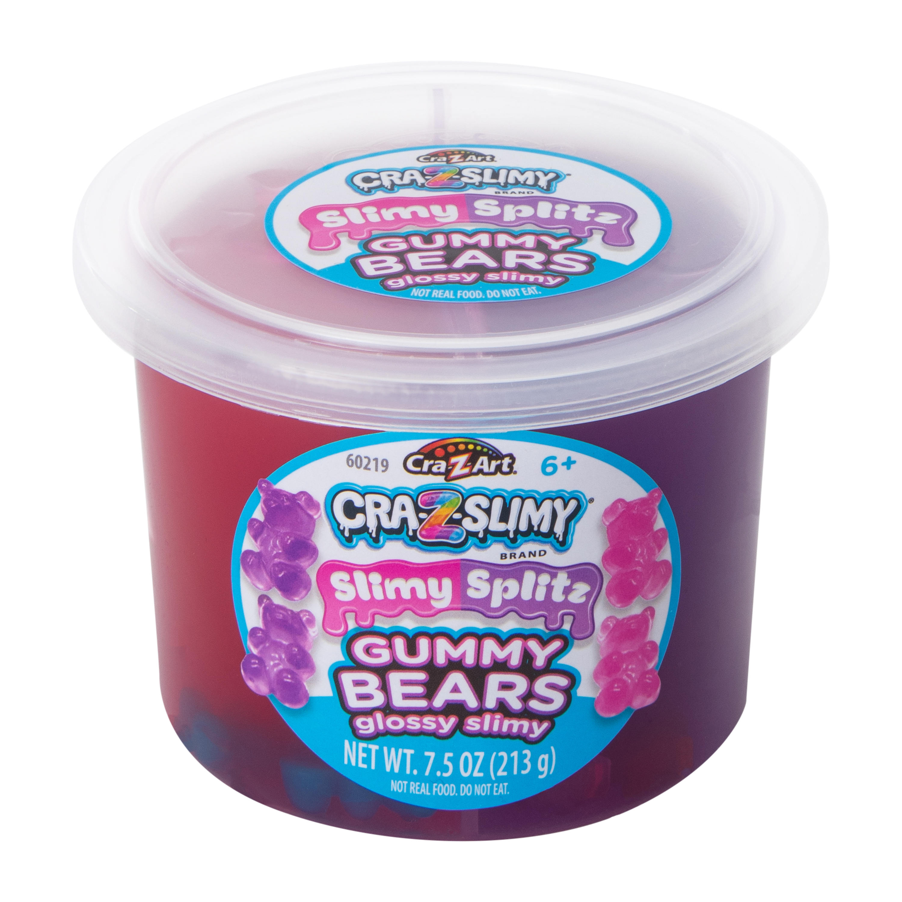 Cra-Z-Slimy Slimy Splitz Gummy Bear Glossy Slimy 7.5oz