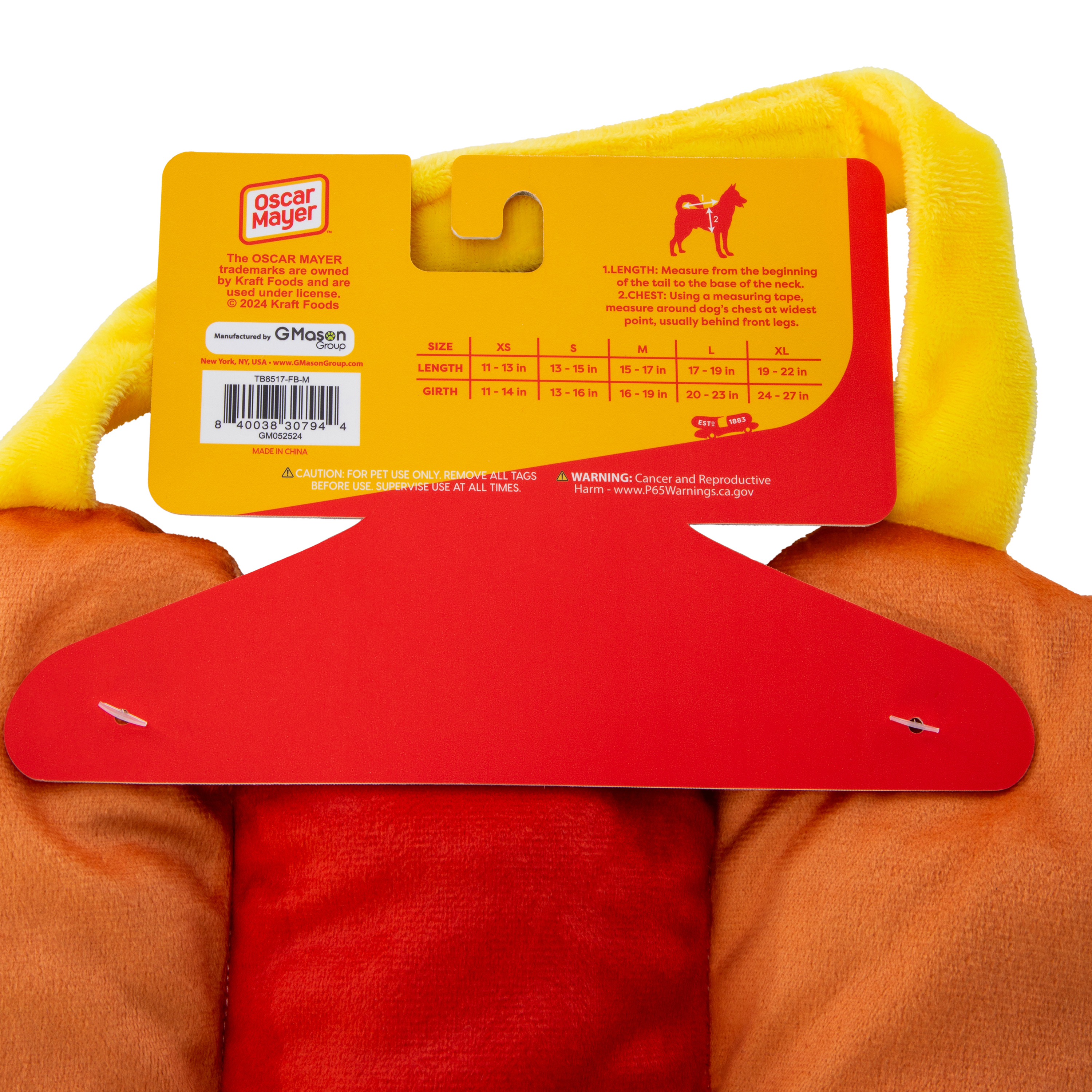 Oscar Mayer™  Hot Dog Pet Costume