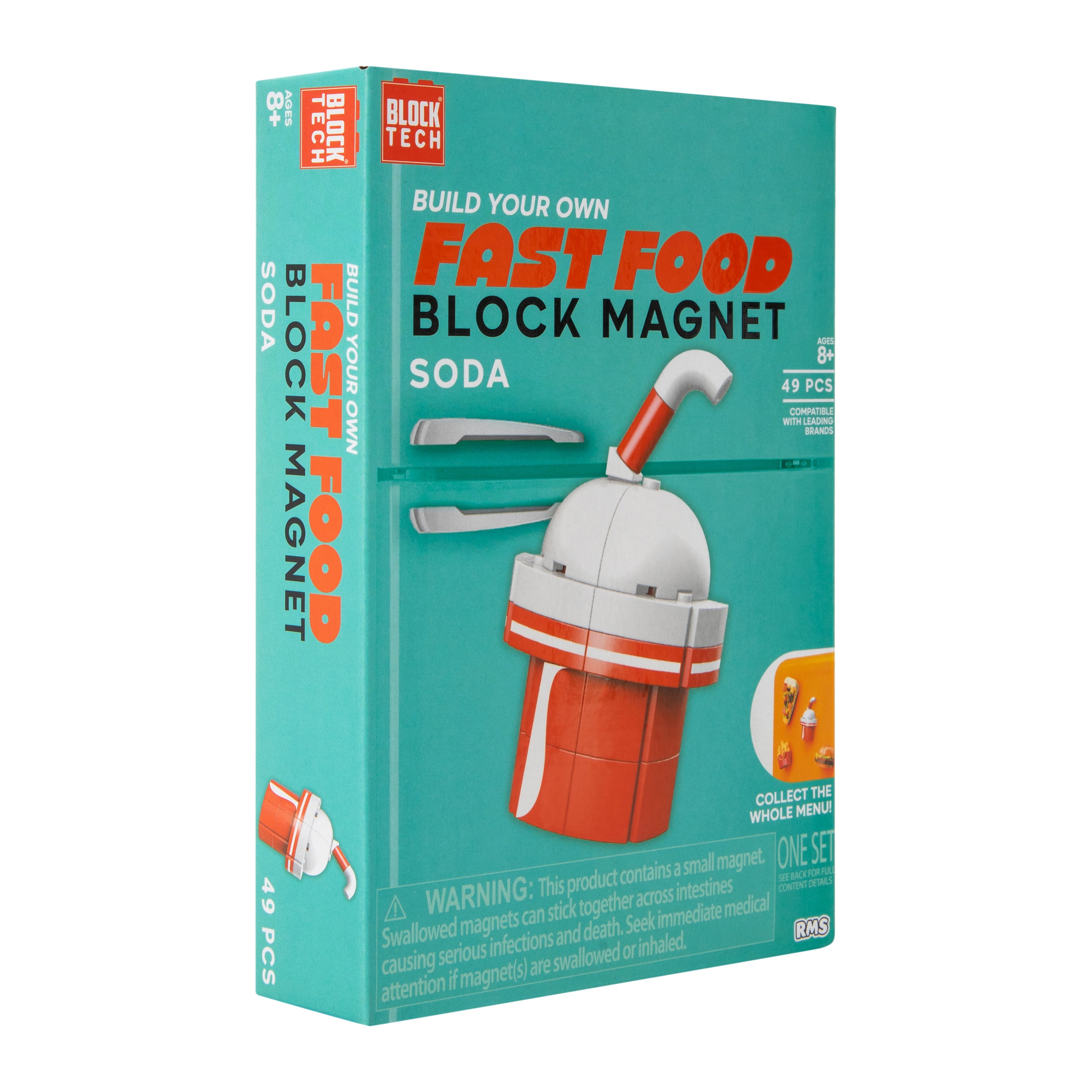 Build Your Own Food Block Magnet 44 Pcs