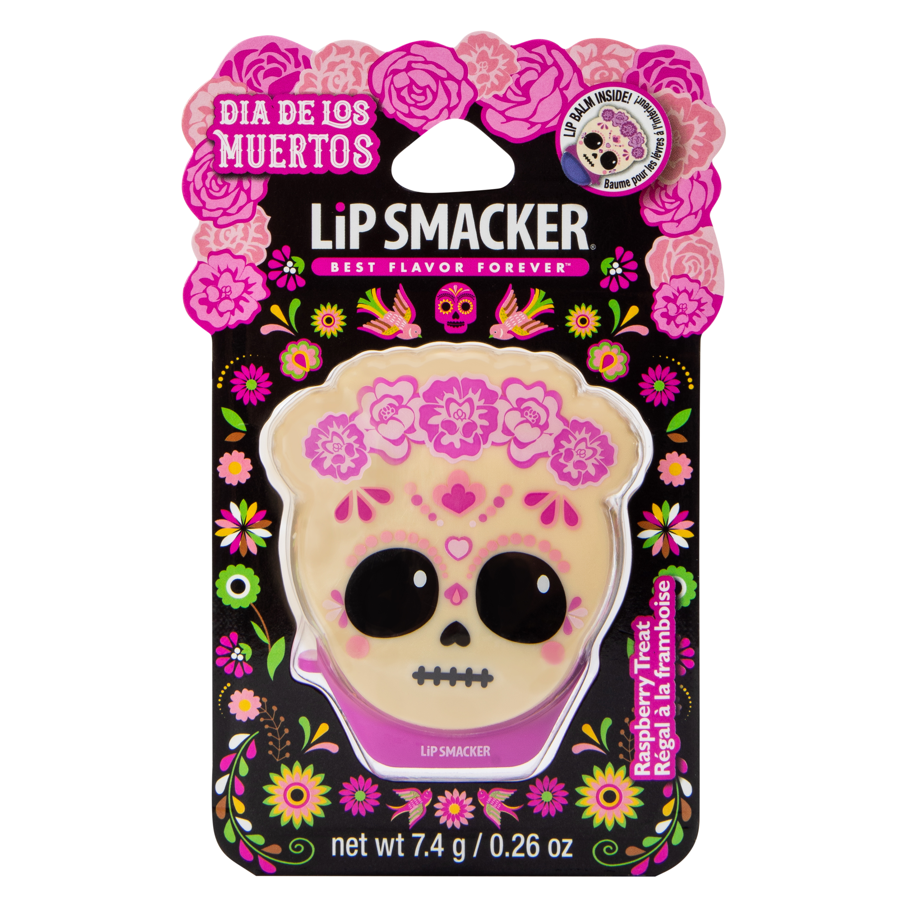 Lip Smacker® Dia De Los Muertos Lip Balm 0.26oz - Raspberry Treat