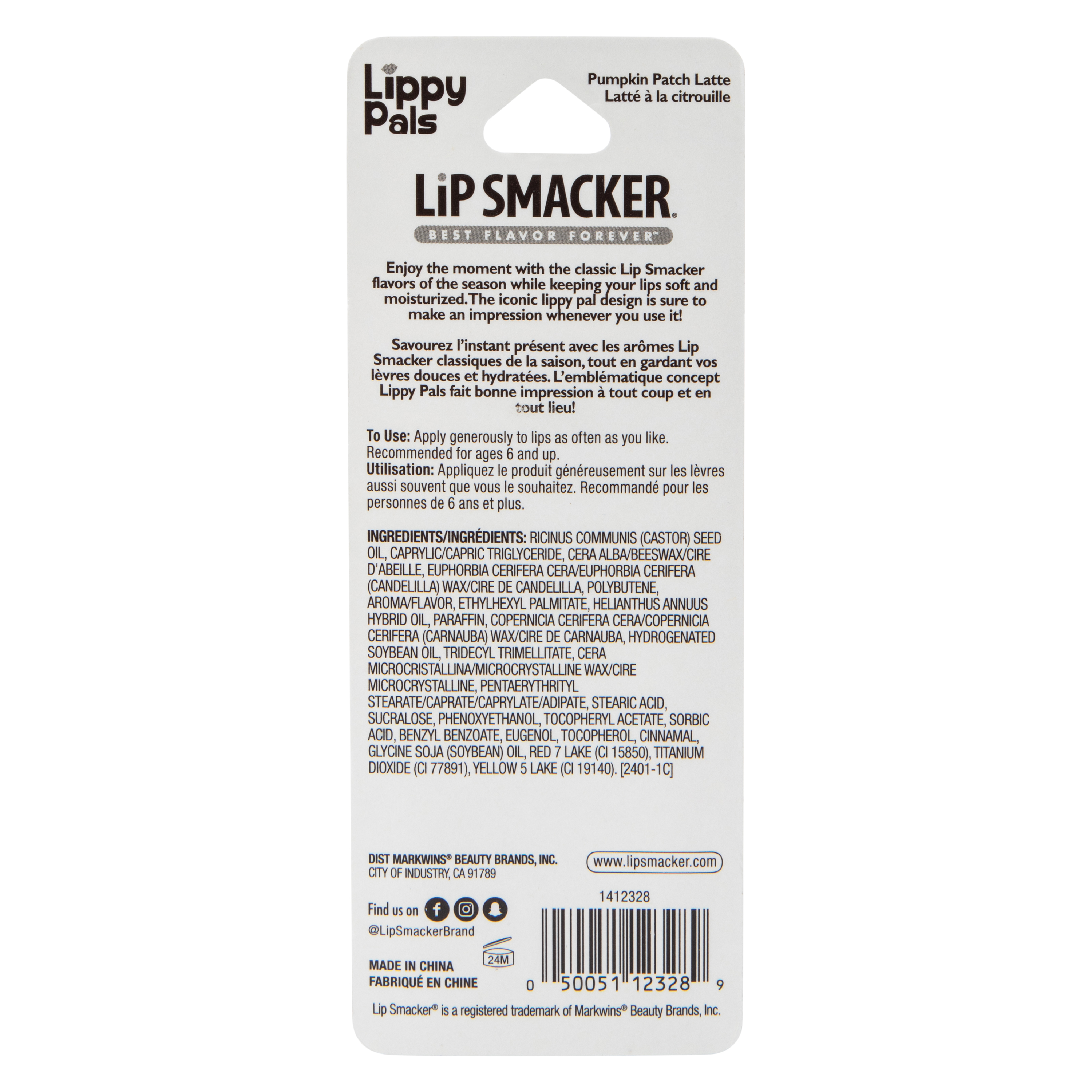 Lip Smacker® Lippy Pals Lip Balm 0.14oz - Pumpkin Patch Latte