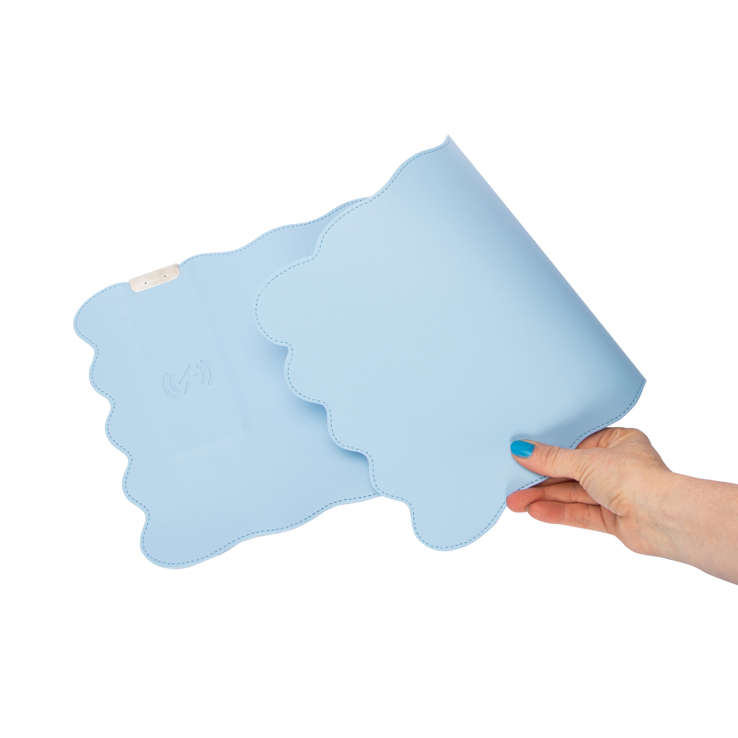 Deskpad With Wireless Charger 23.69in x 9.37in