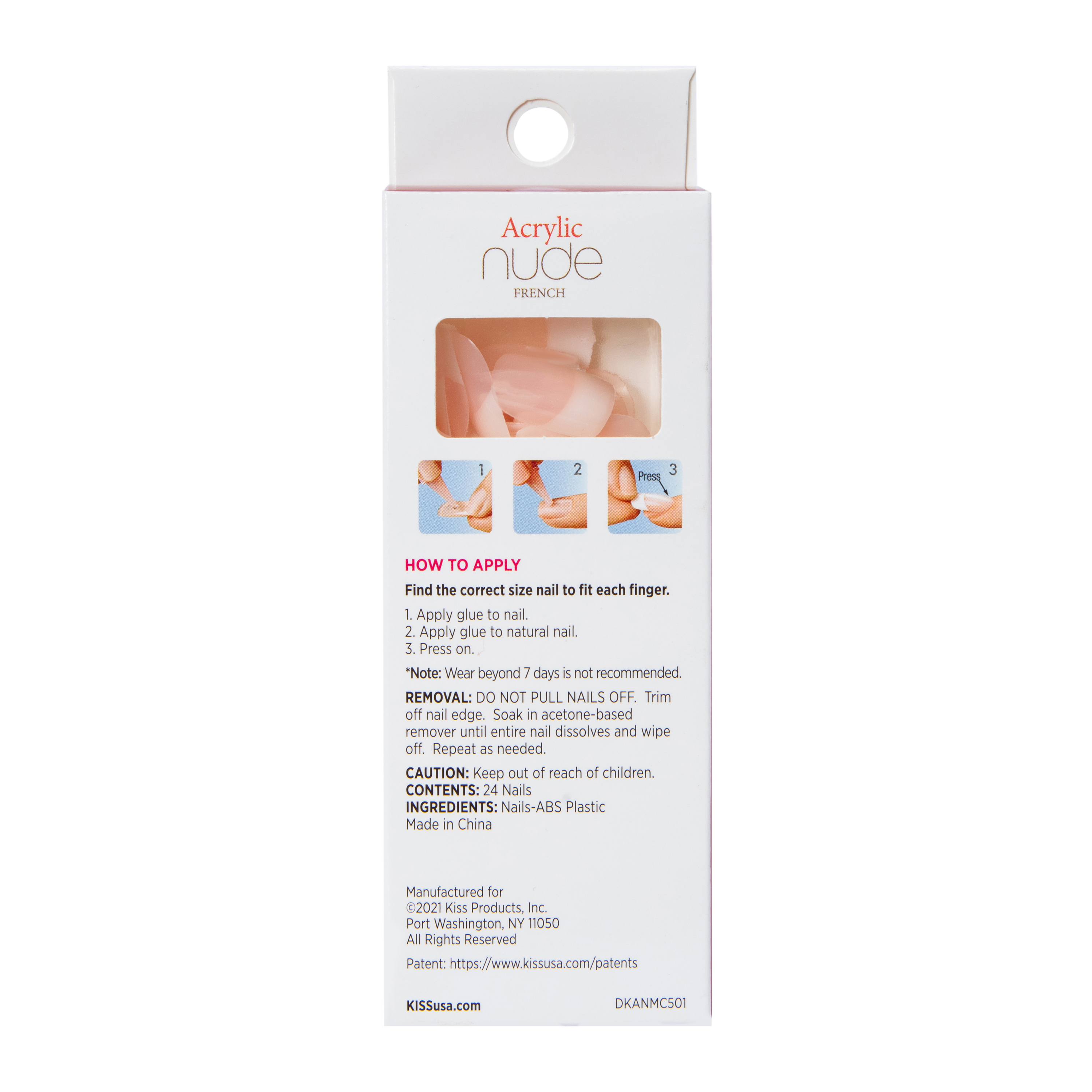 Kiss® Acrylic Nude Press-On Nails