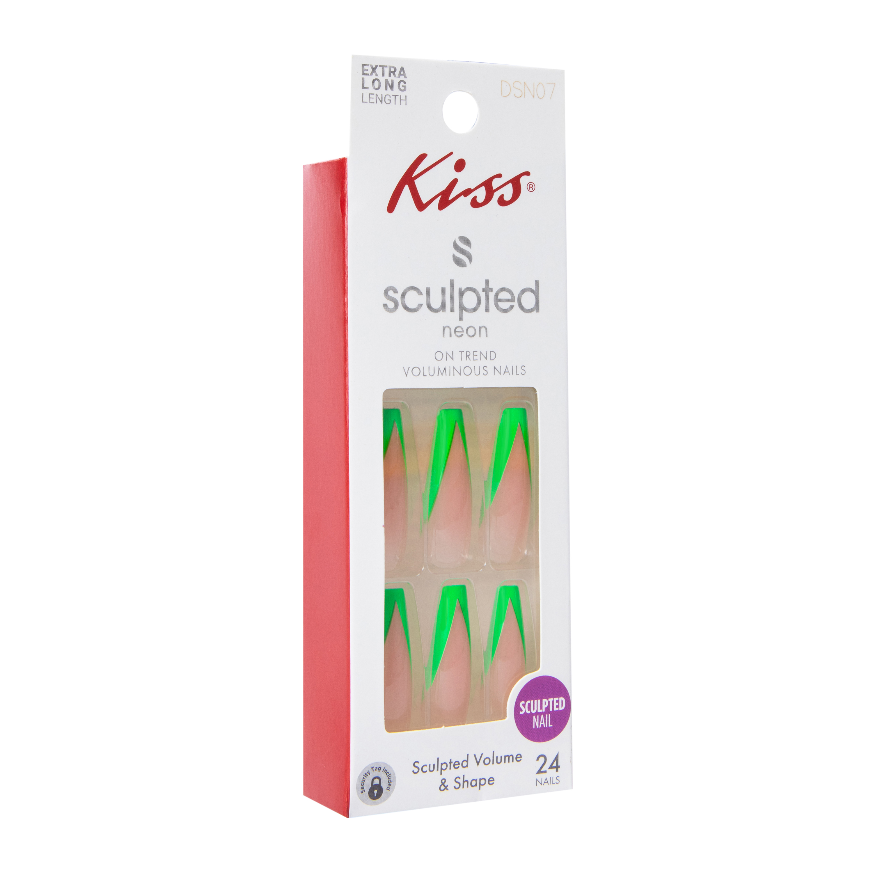Kiss® Sculpted Neon Extra Long Press-On Nails