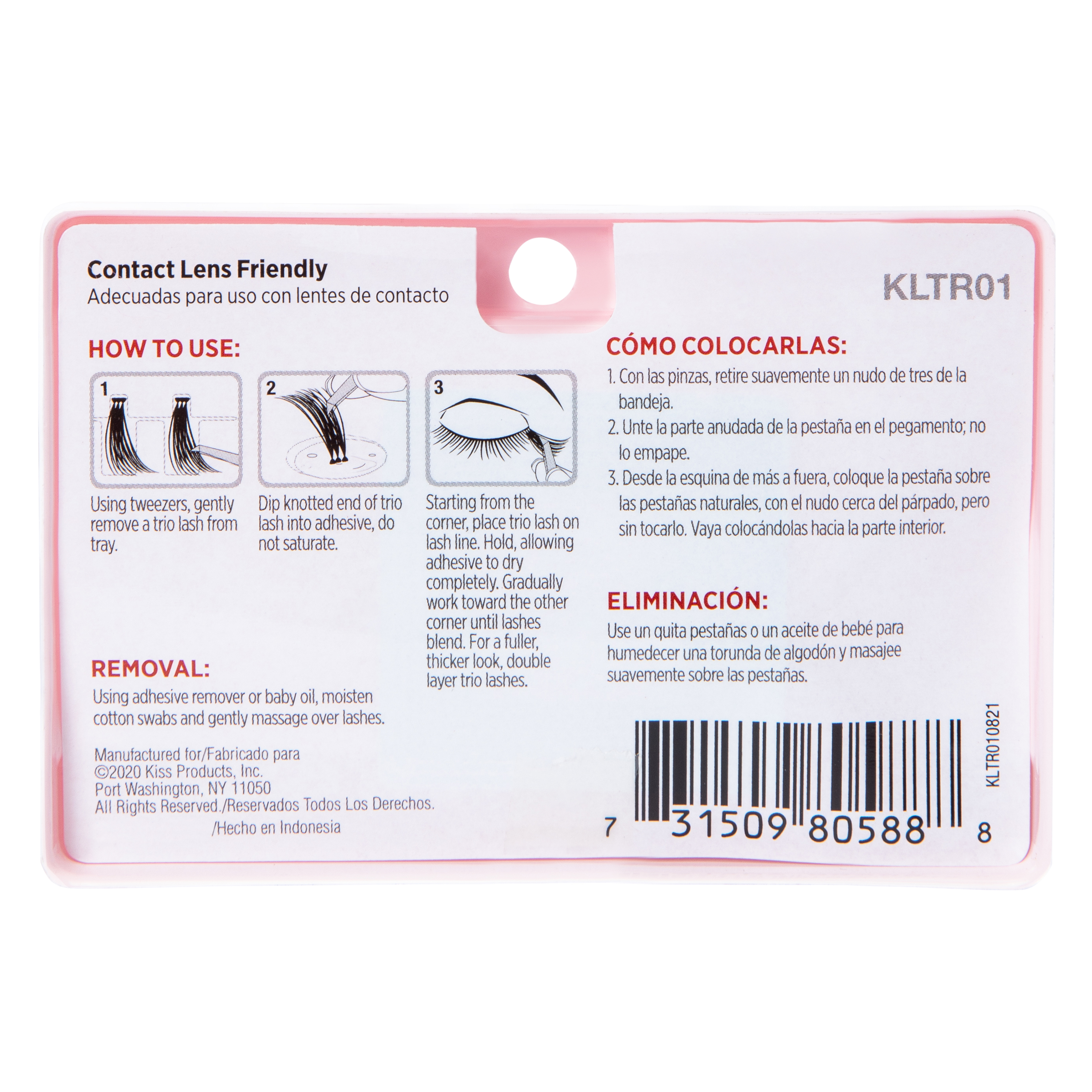 Kiss® Trio Lashes 20-Count