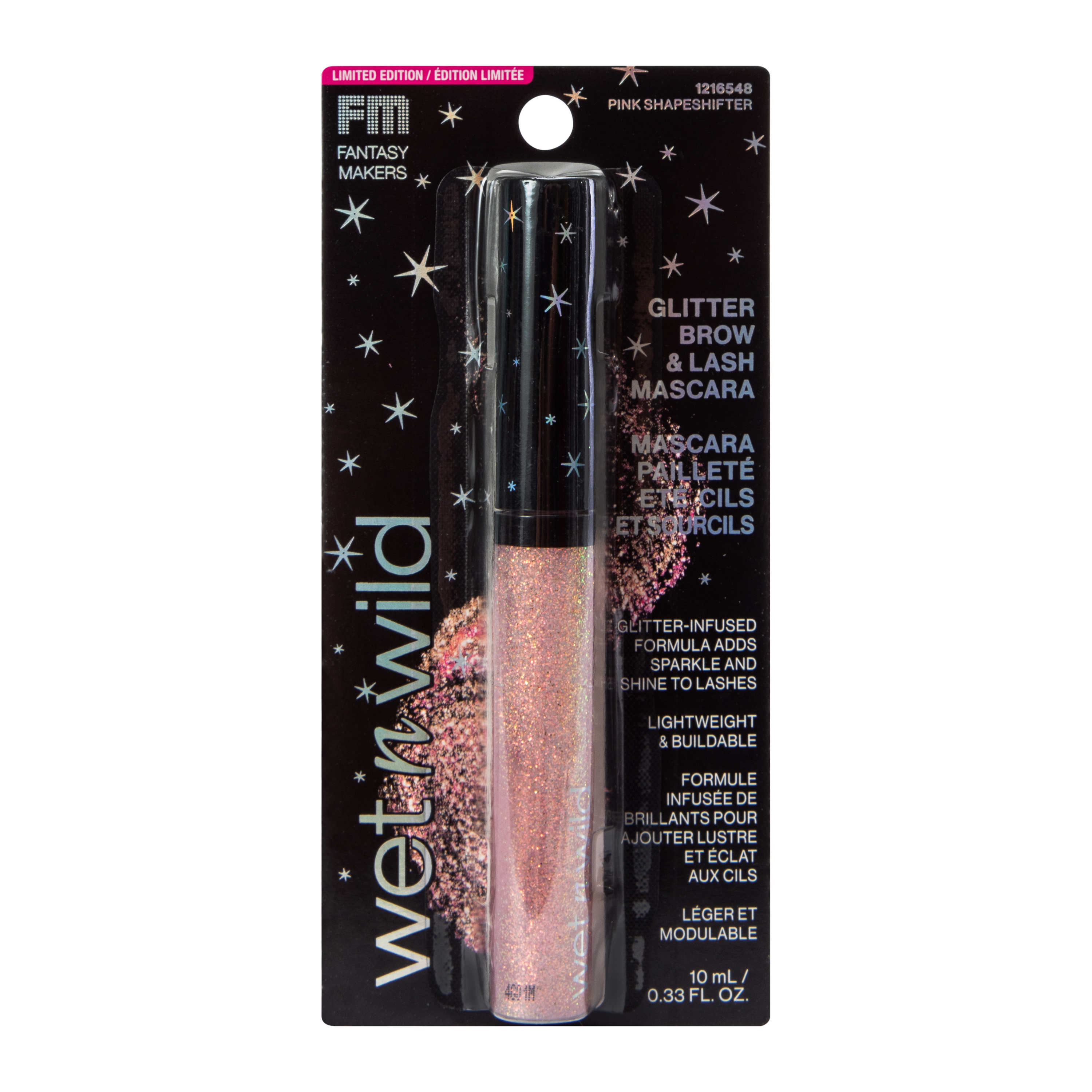 Wet N' Wild® FM Fantasy Makers Glitter Brow & Lash Mascara 0.33oz - Pink Shapeshifter