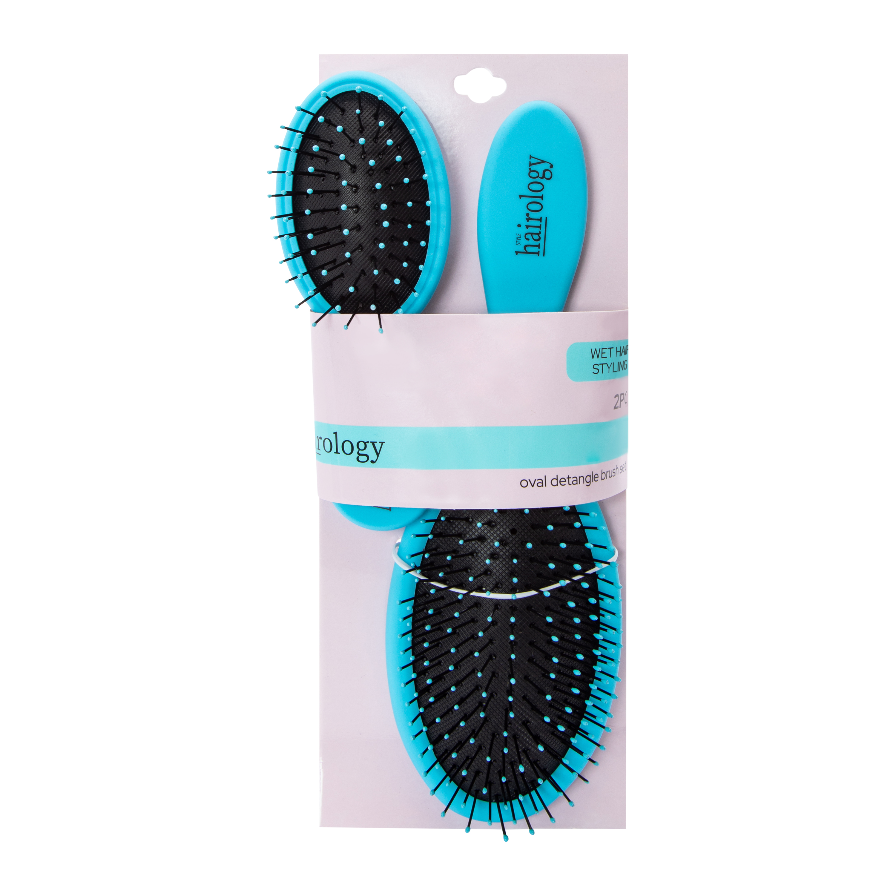 Oval Detangle Brush Set 2-Piece