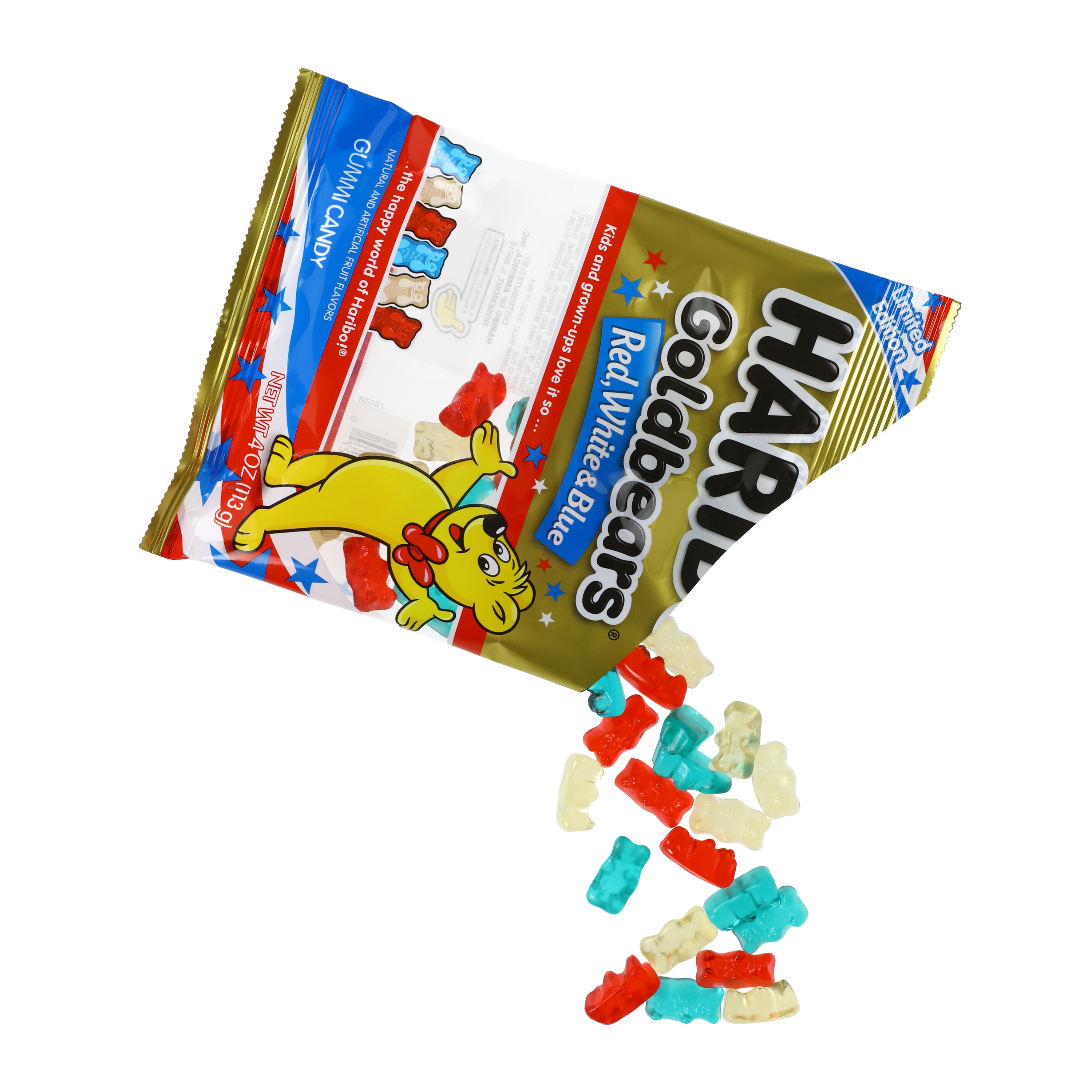 Haribo® Goldbears® Red, White & Blue Gummi Candy 4oz