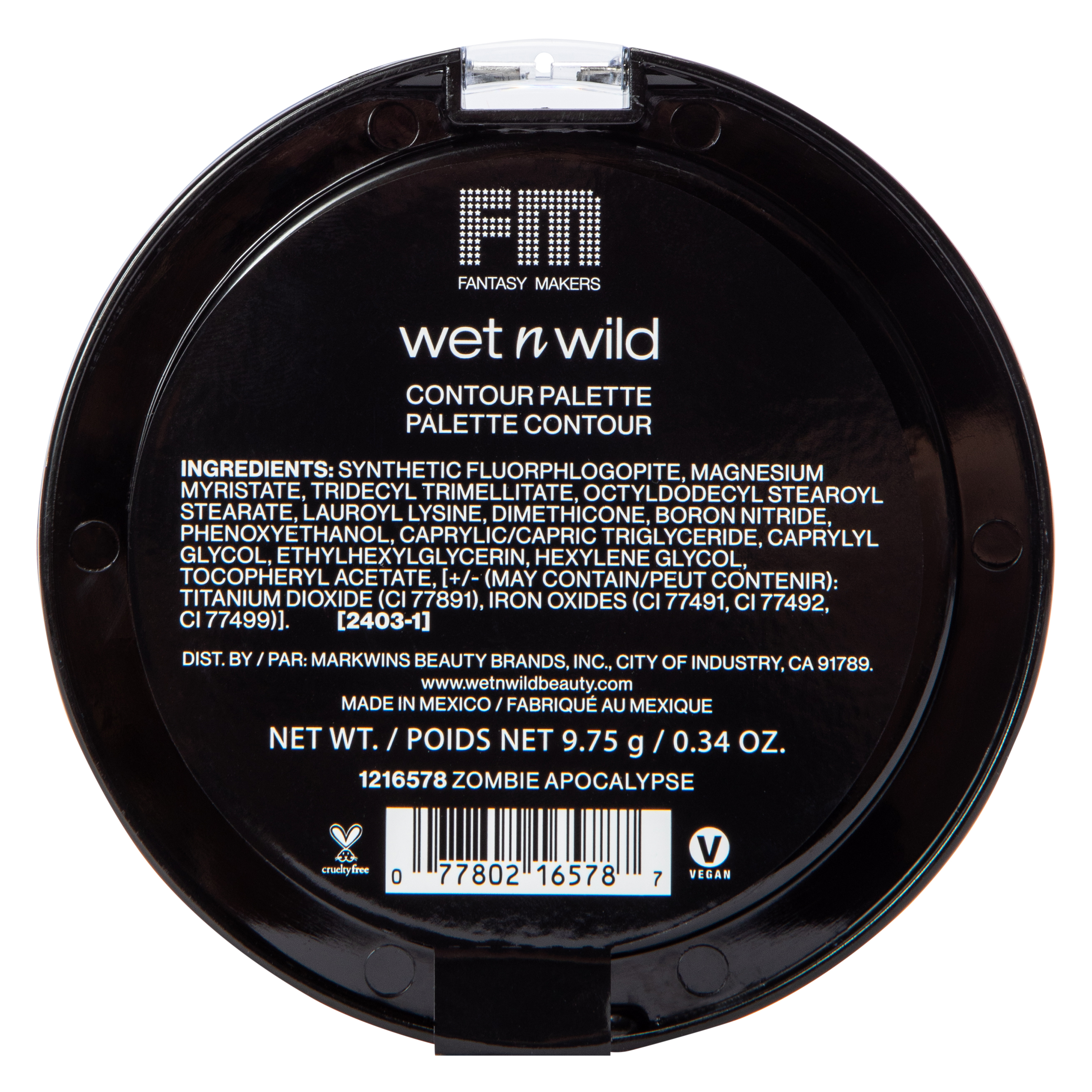 Wet N' Wild® Contour Palette - Zombie Apocalypse