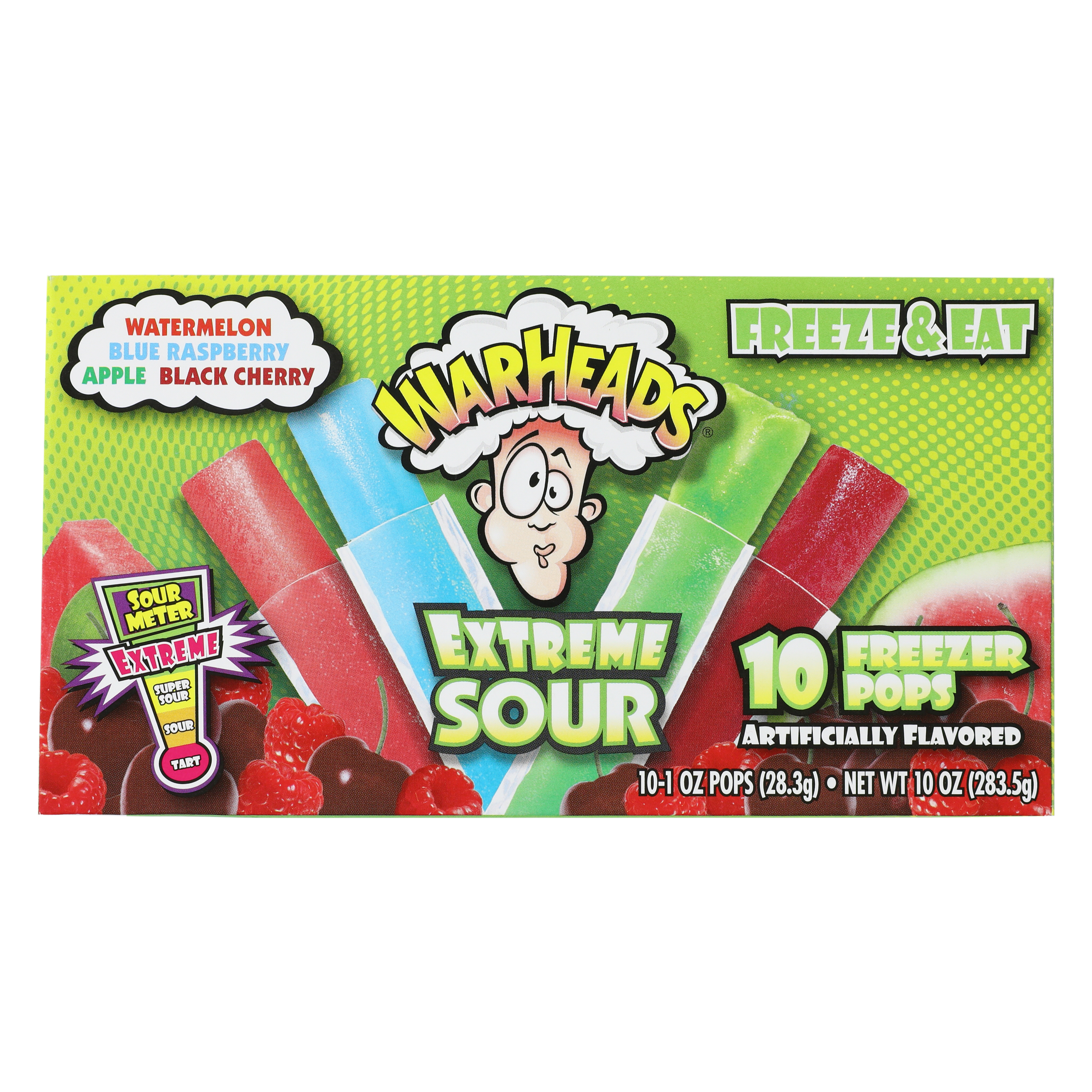 Warheads® Extreme Sour Freezer Pops 10-Count