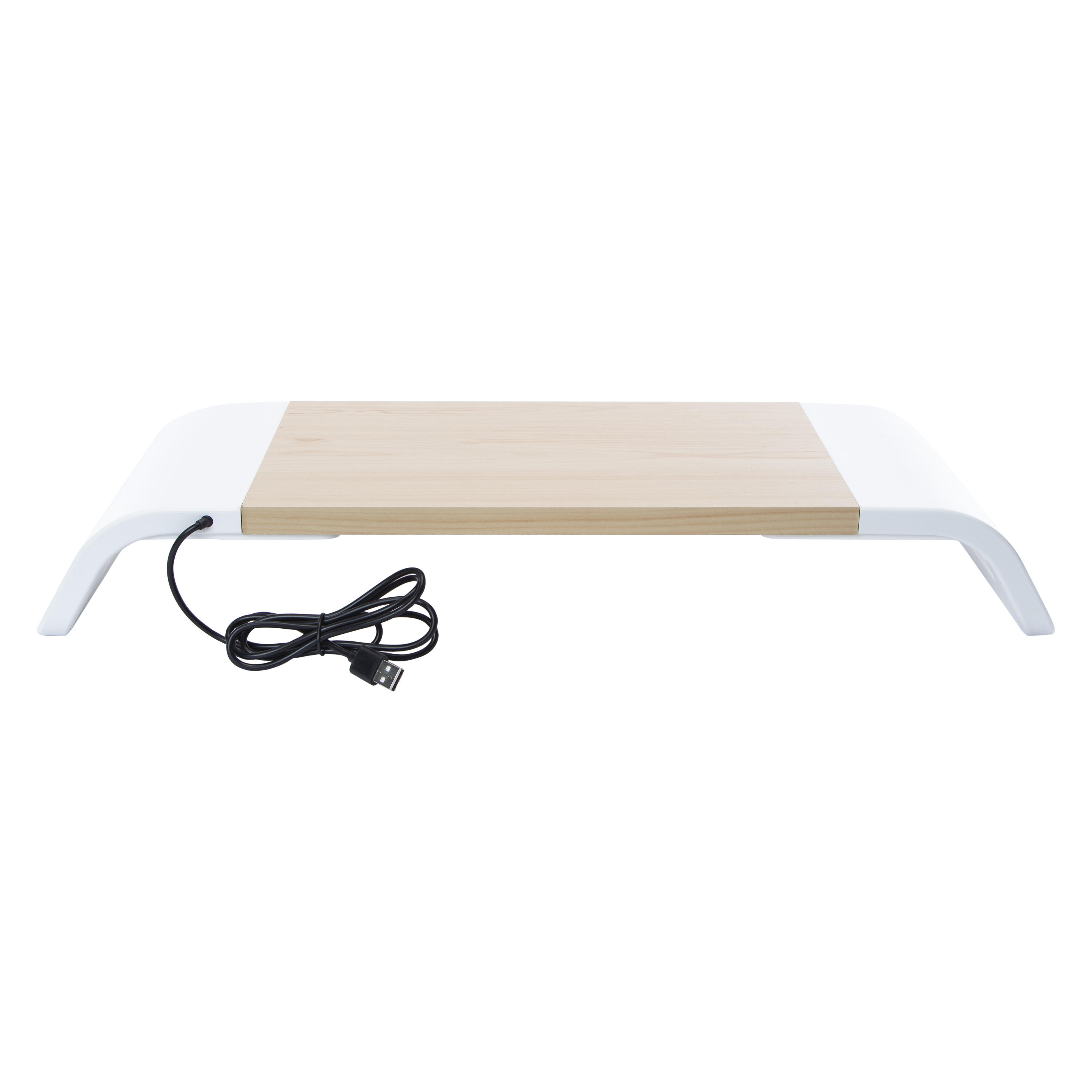 Desktop Computer Monitor Stand With Charging Ports 21in x 7.6in