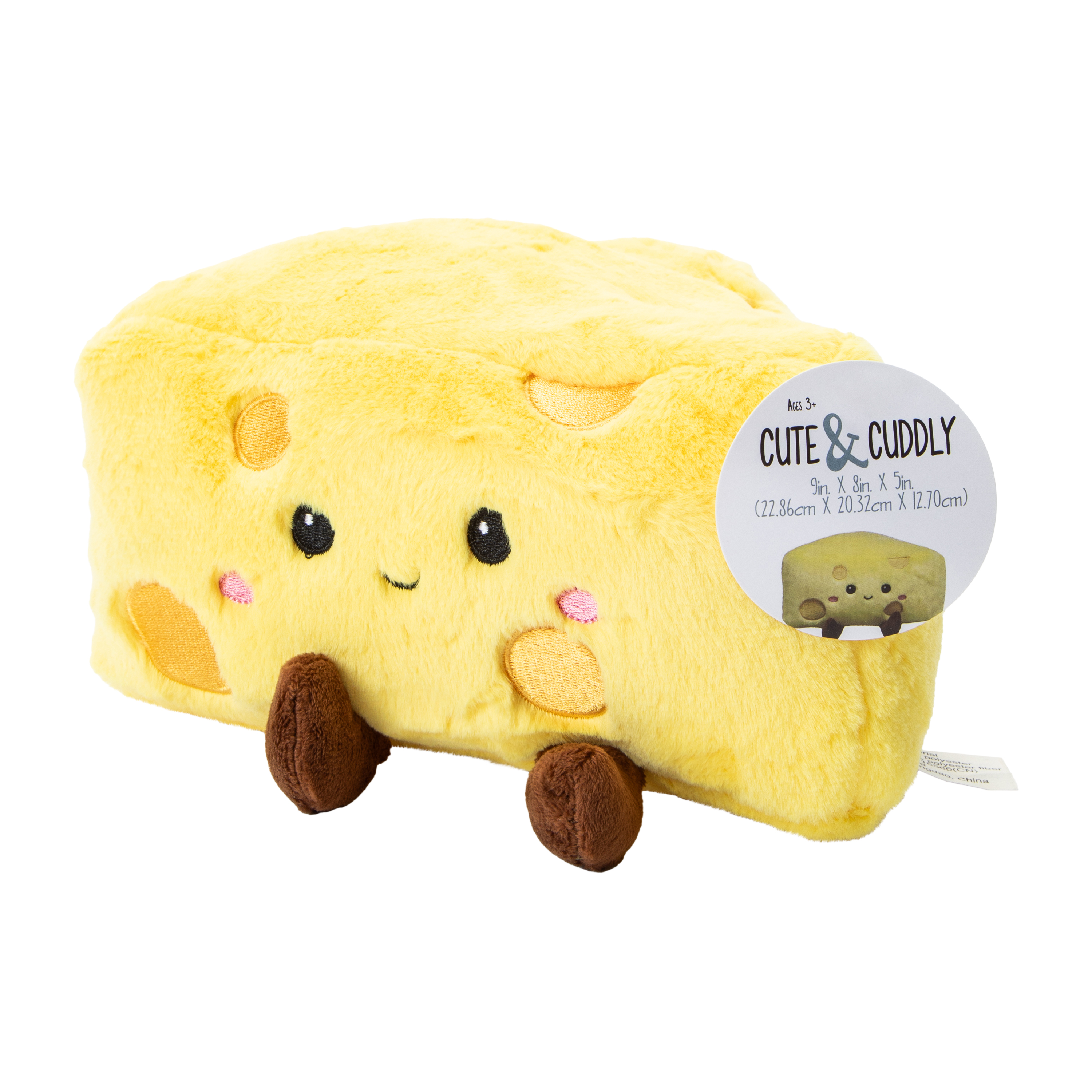 Cute & Cuddly Cheese Plush