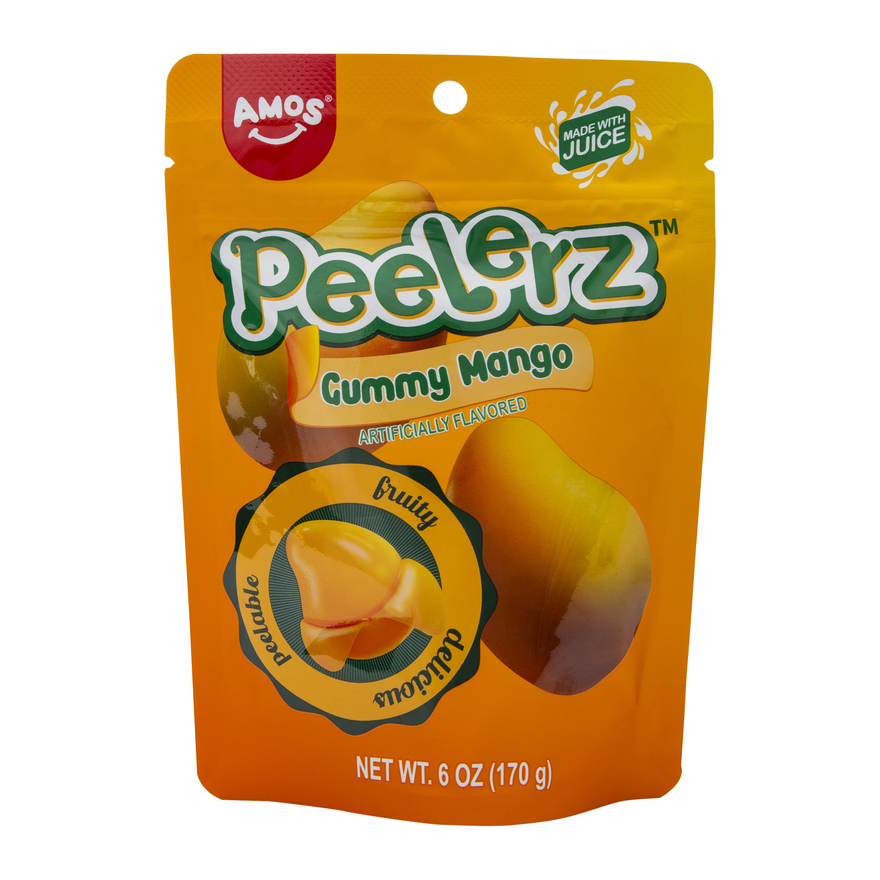 Amos® Peelerz™ Gummy Mango 6oz