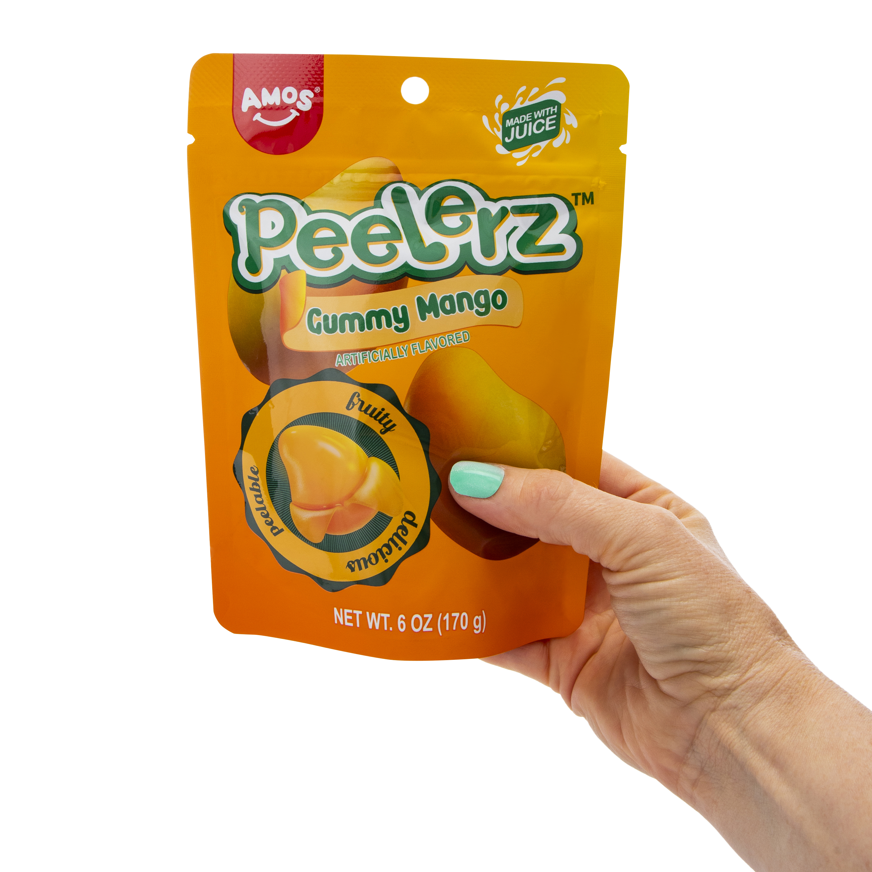 Amos® Peelerz™ Gummy Mango 6oz