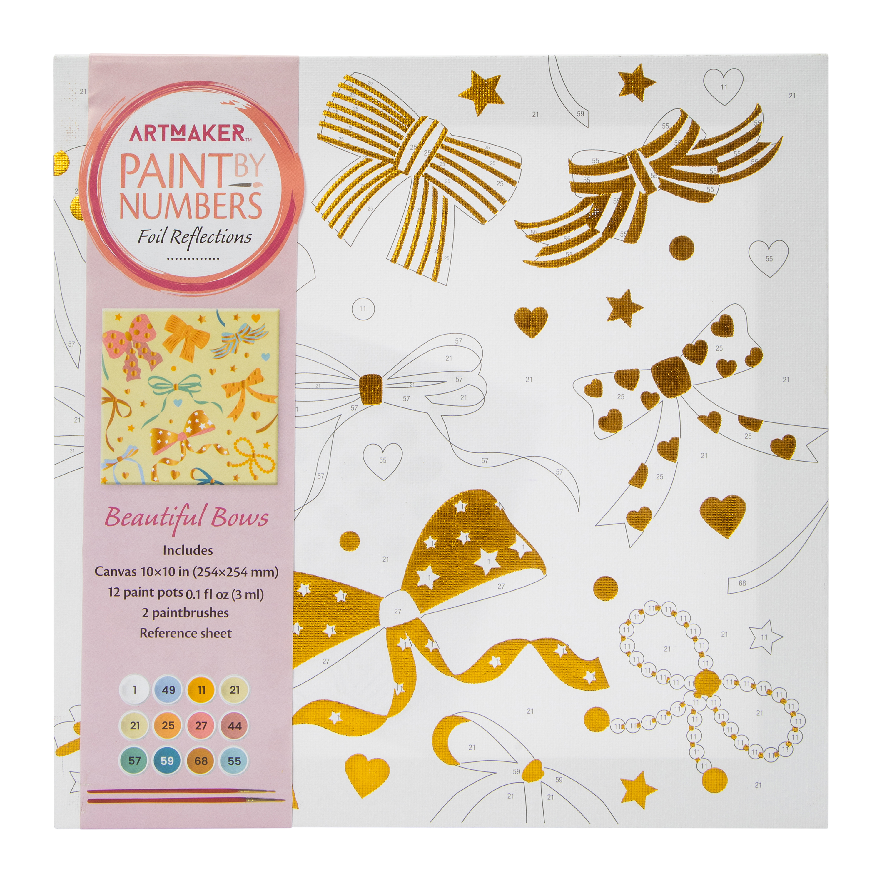 Art Maker™ Paint By Numbers Foil Reflections Kit 10in x