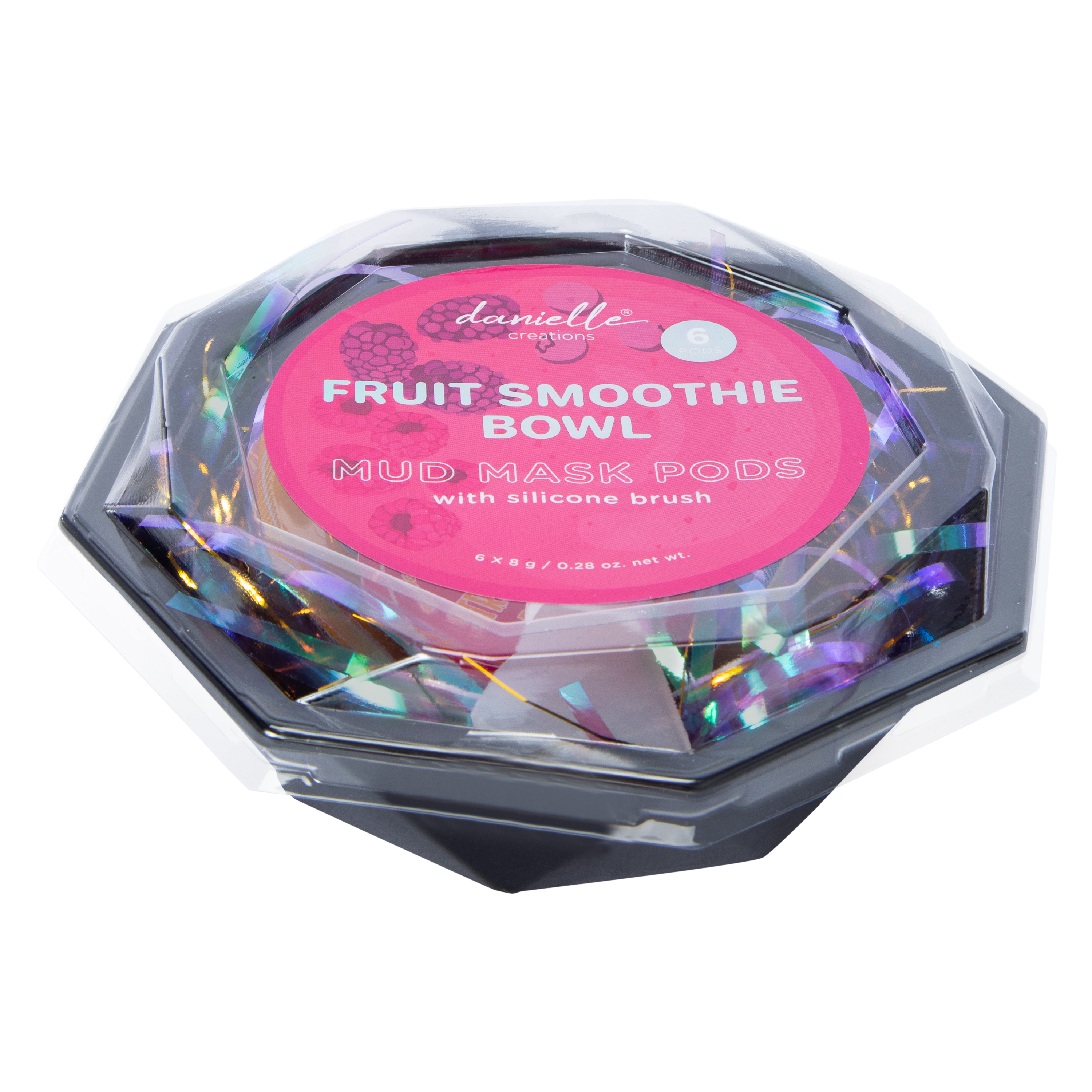 Danielle Creations® Fruit Smoothie Bowl Mud Mask Pods With Silicone Brush