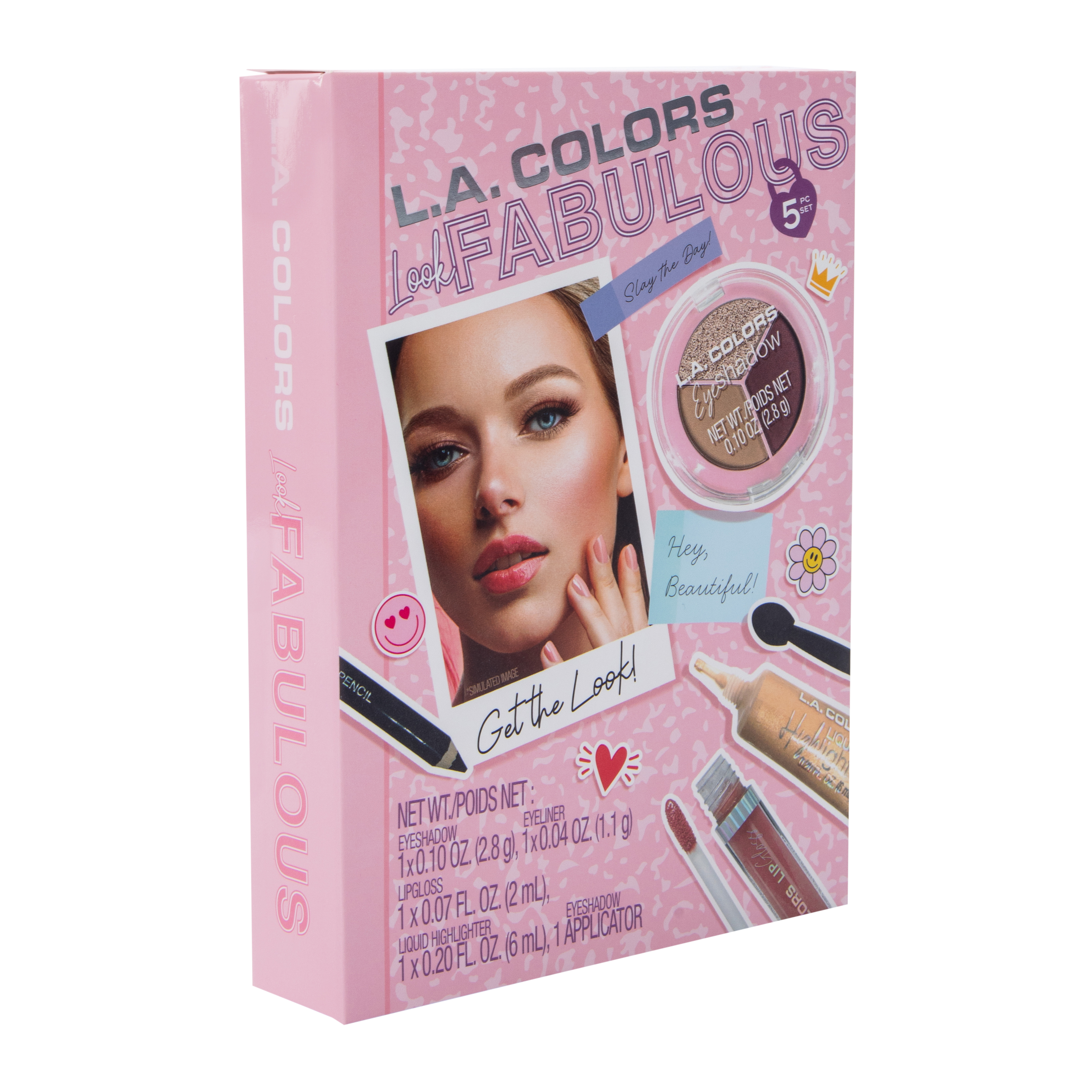 L.A. Colors® Look Fabulous Makeup Set 5-Piece