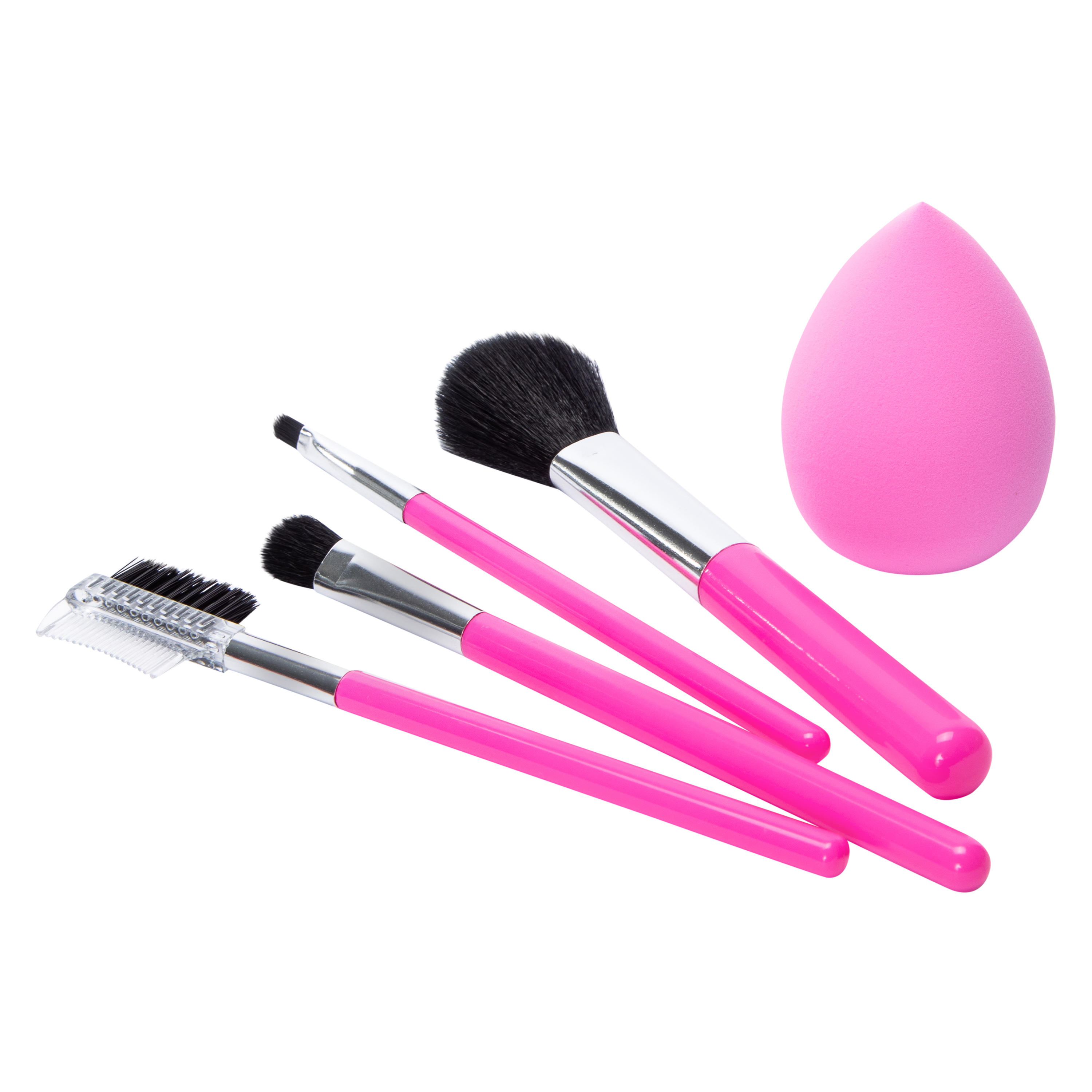 L.A. Colors® Makeup Brushes & Sponge Set 5-Piece