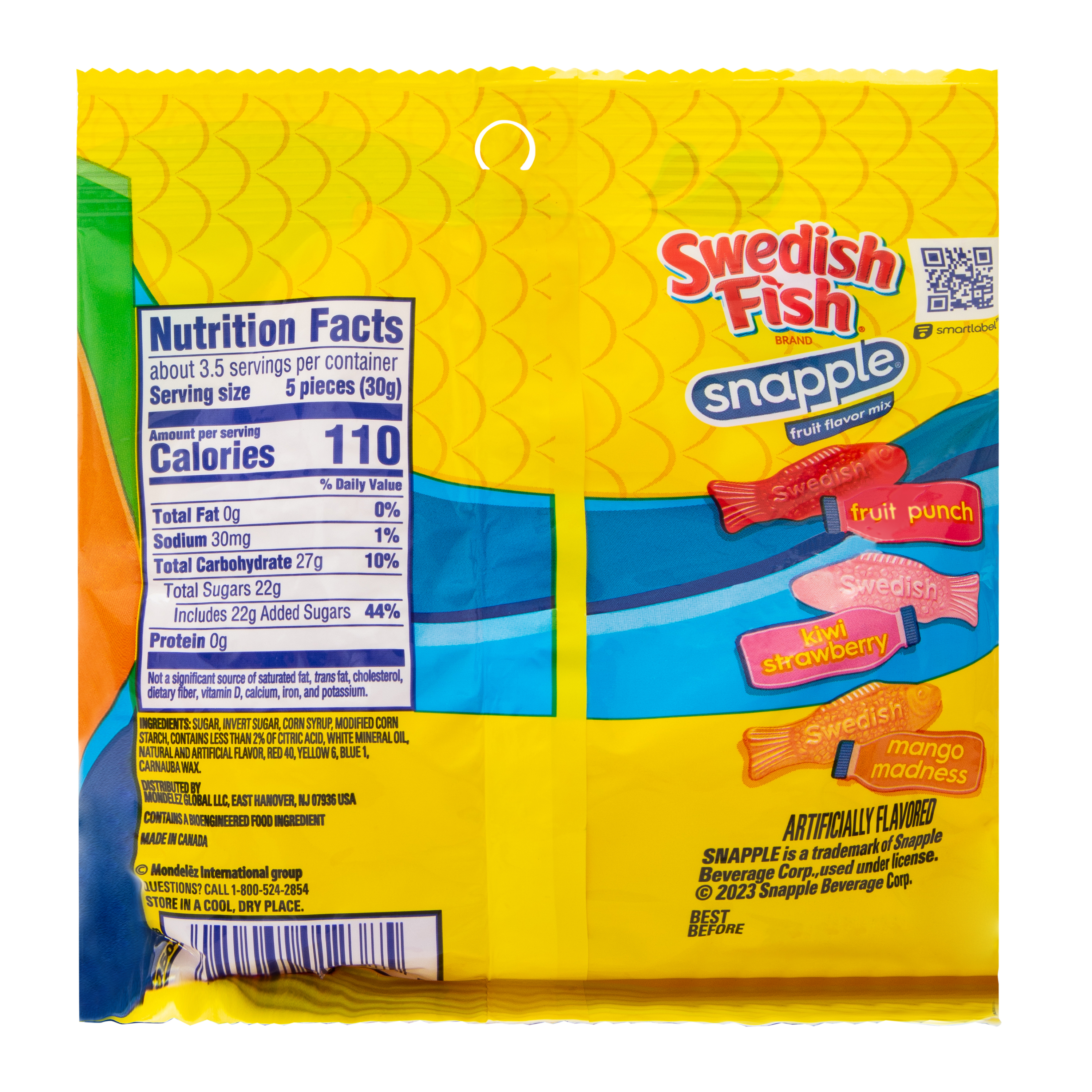Swedish Fish® x Snapple® Soft & Chewy Candy 3.59oz