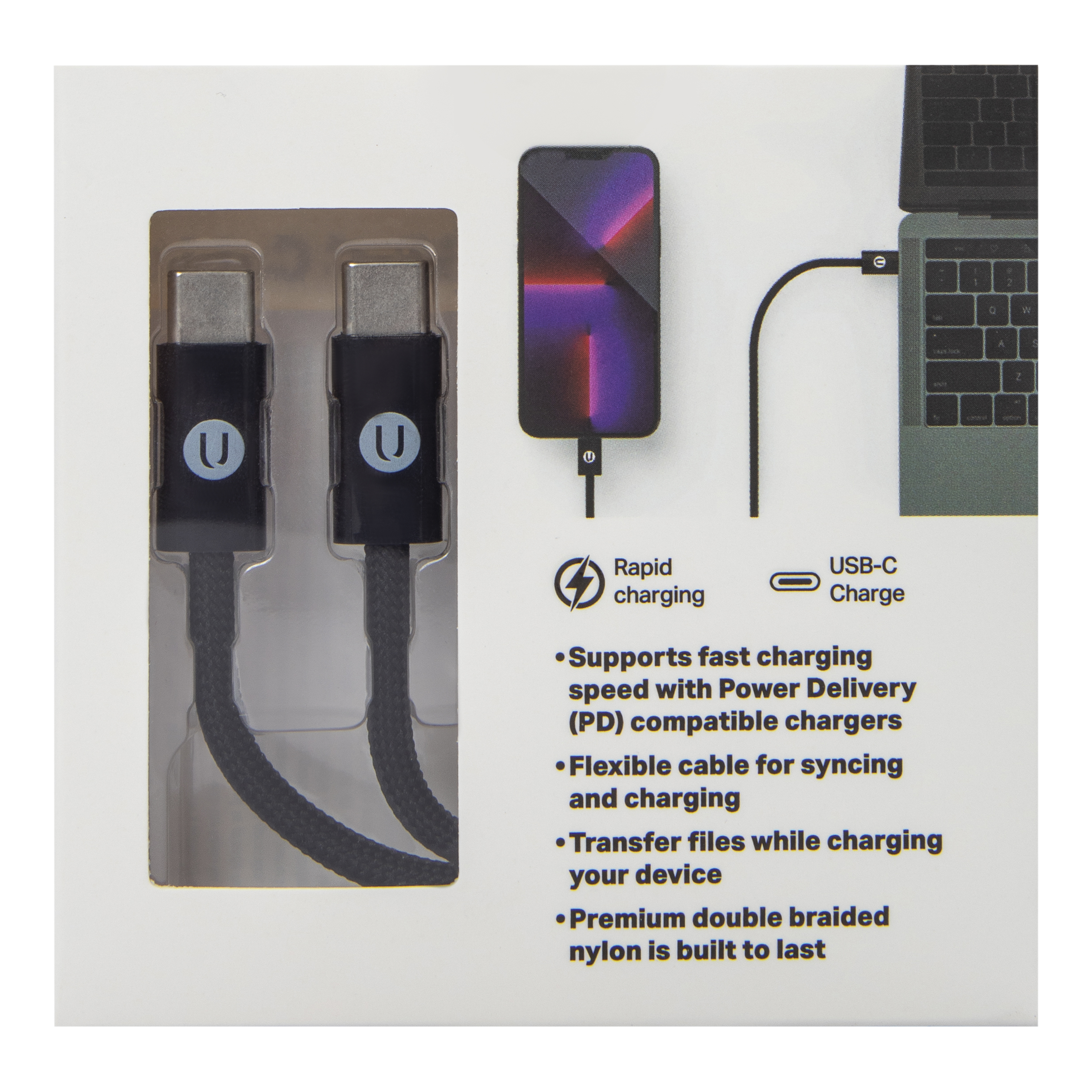 USB-C to Cable 4ft