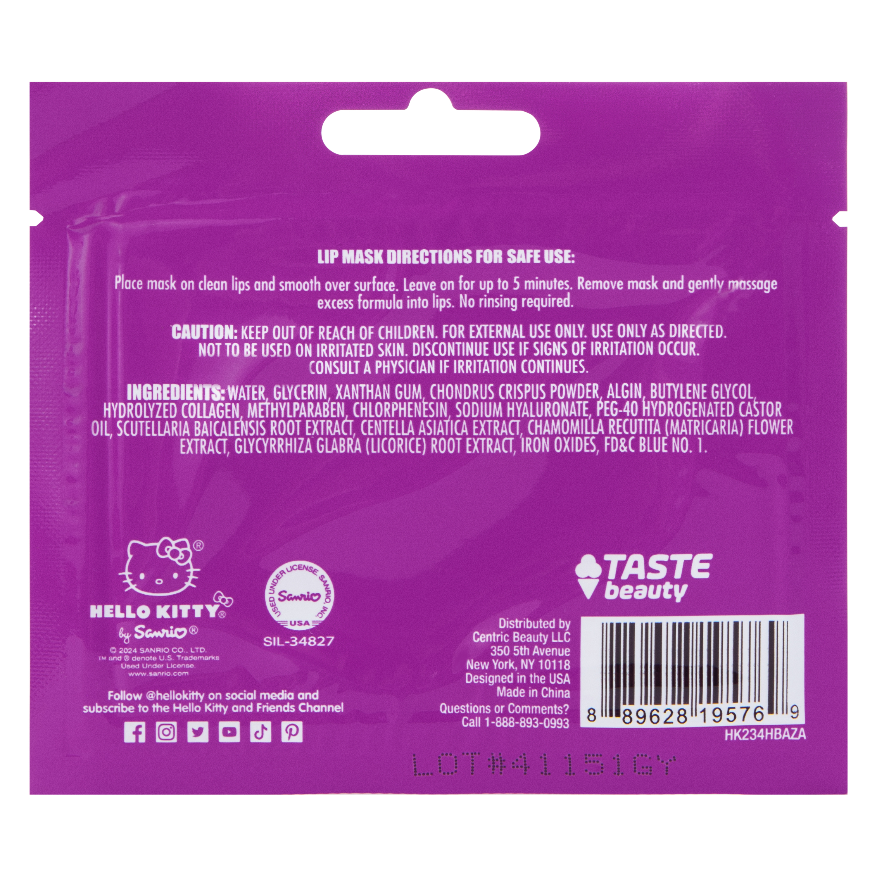 Hello Kitty® Lip Mask 0.21oz