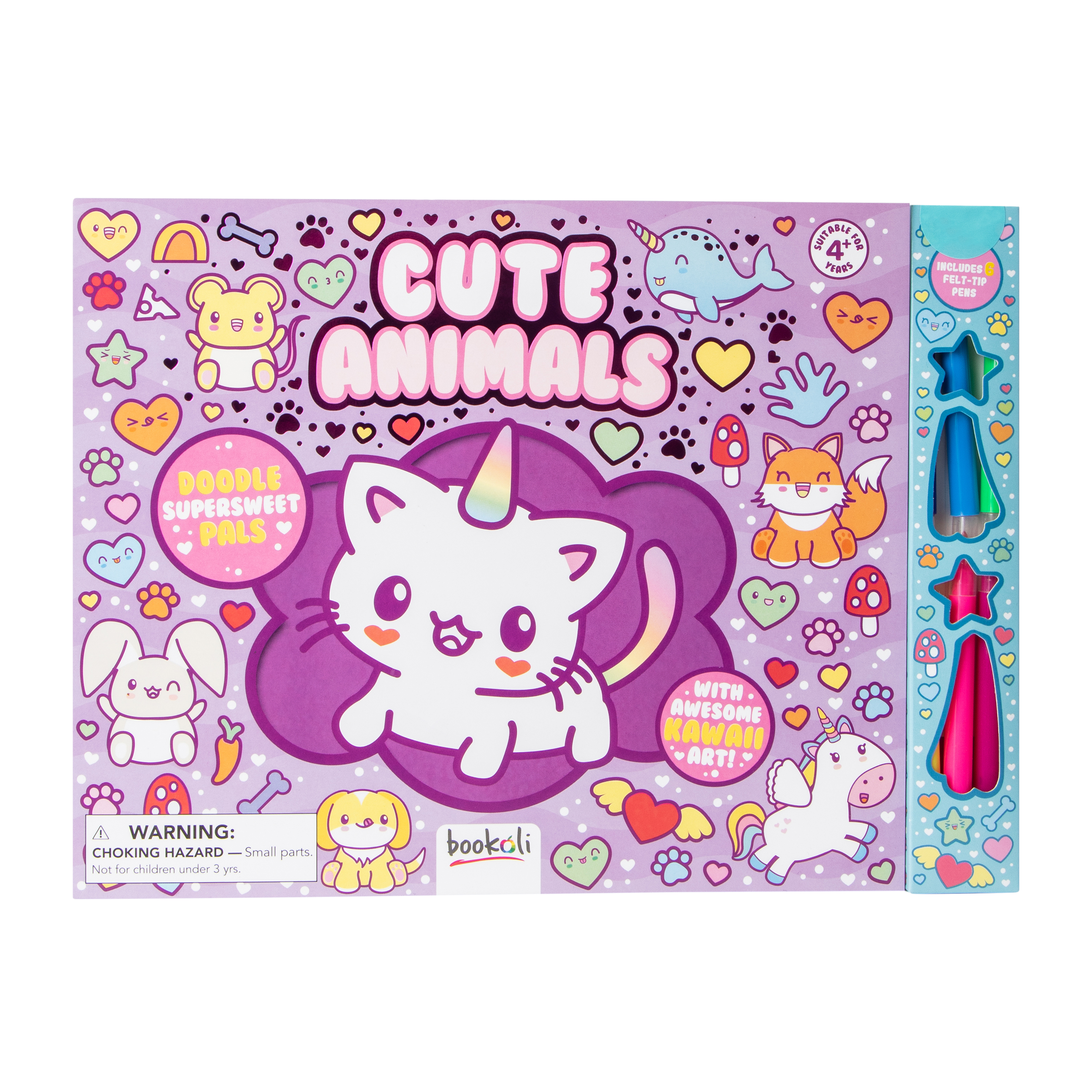 Cute Animals Doodle Book