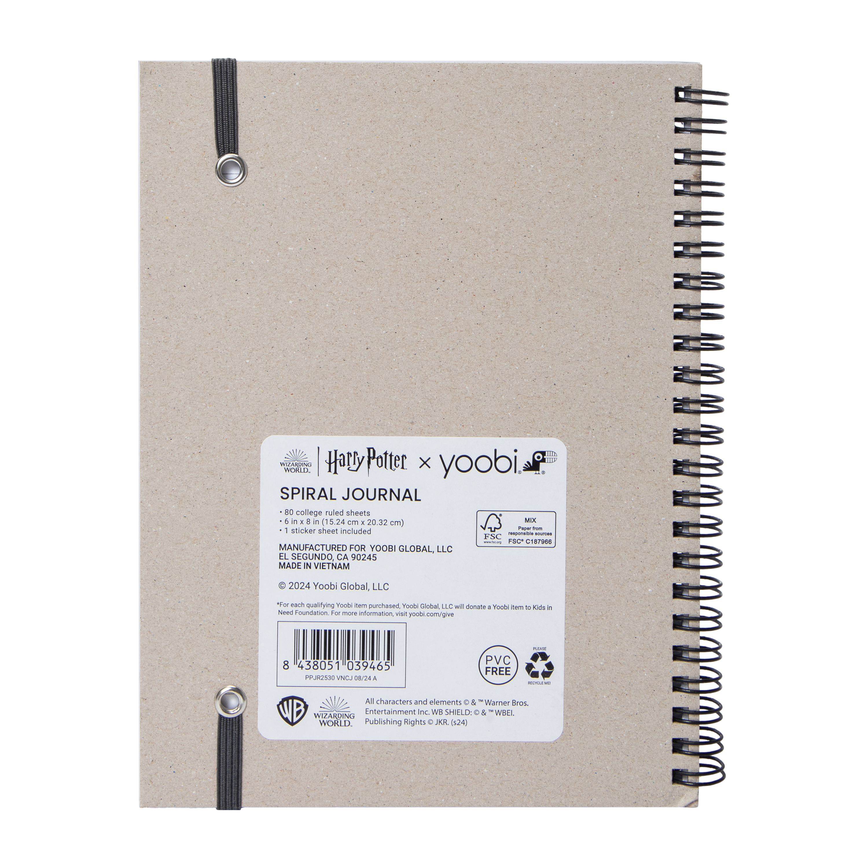 Yoobi® x Harry Potter™ College Ruled Journal 6in 8in