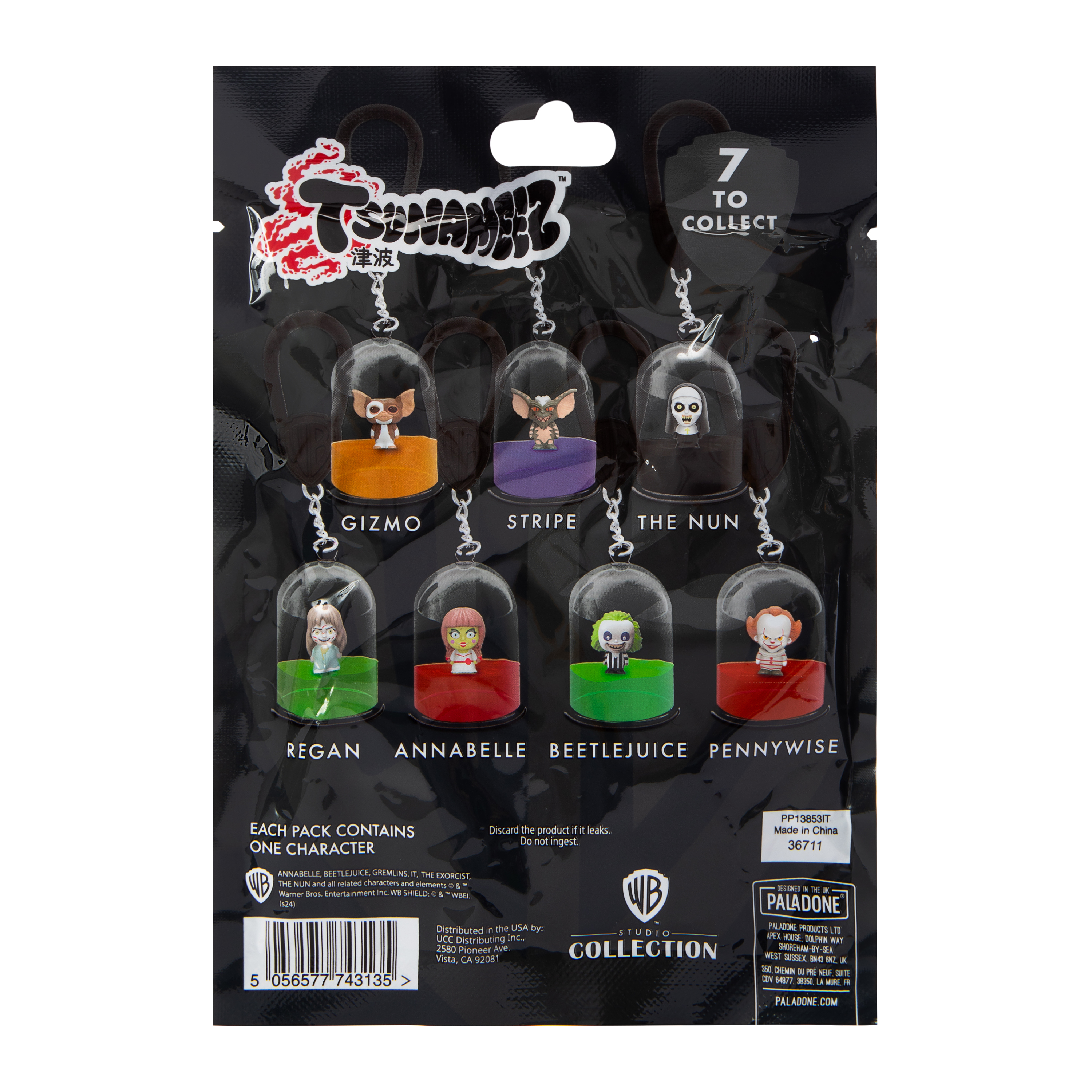 Tsunameez™ Horror Character Keychain Blind Bag
