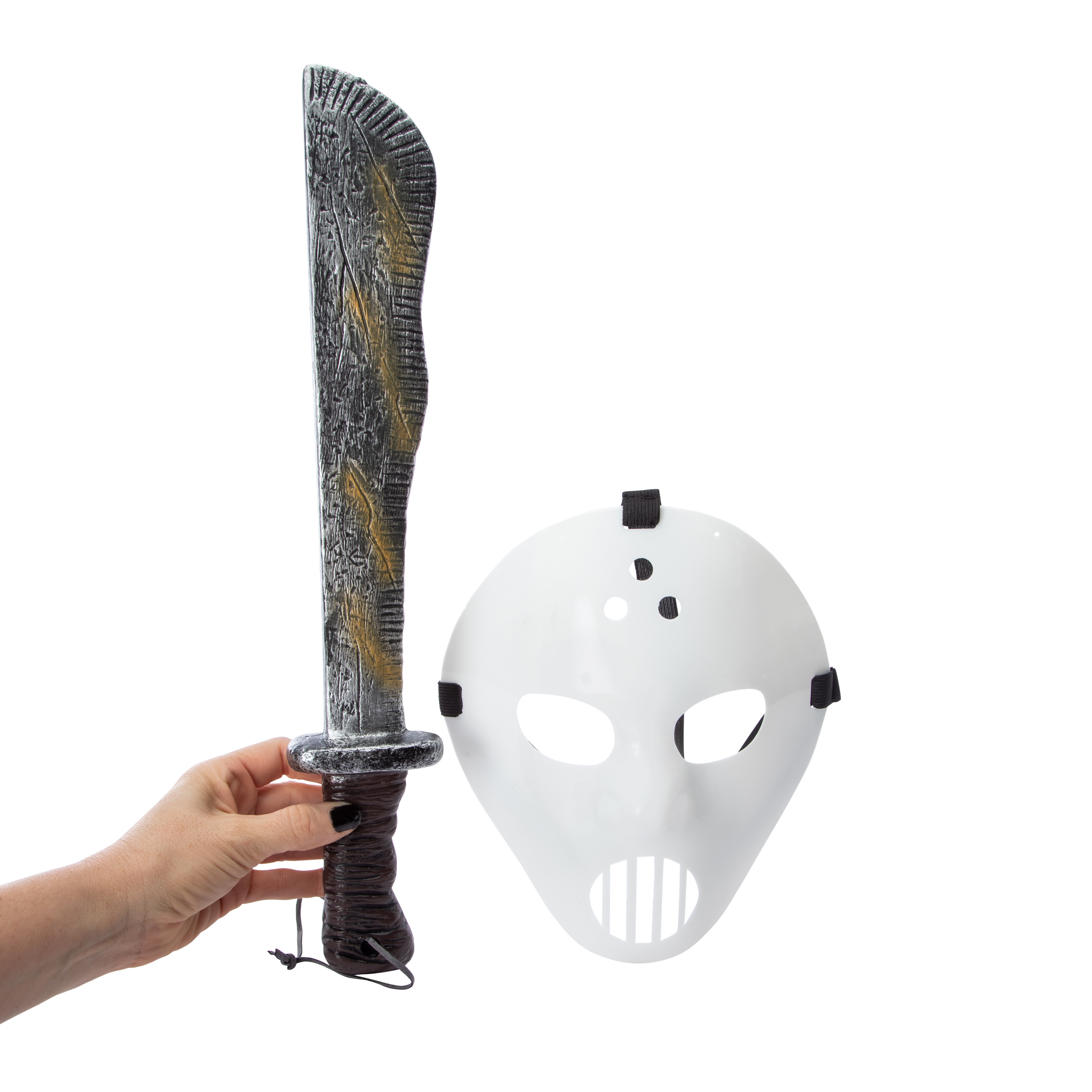 Mask & Machete Halloween Costume Set