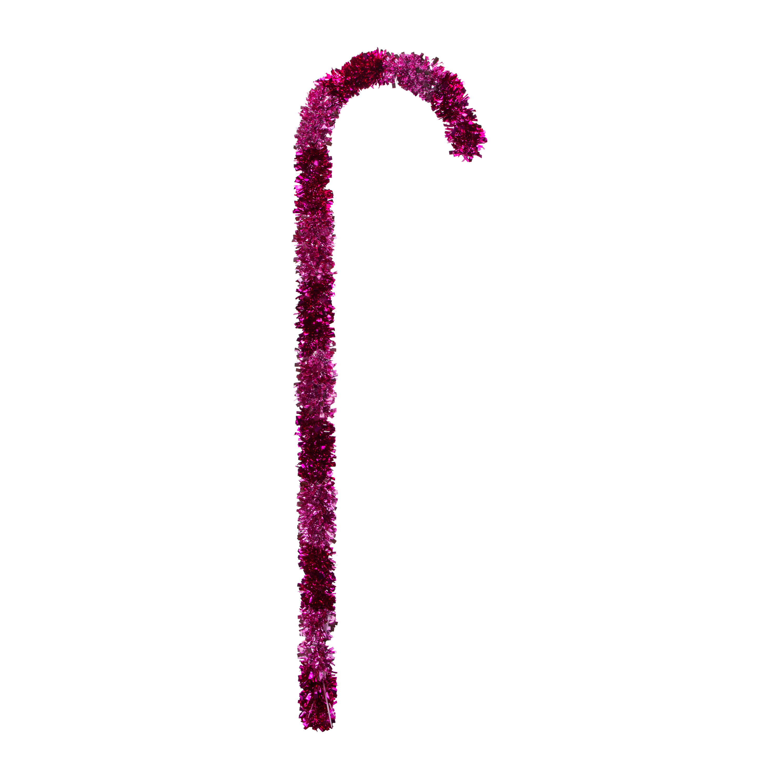 LED Tinsel Candy Cane 13.4in x 48in