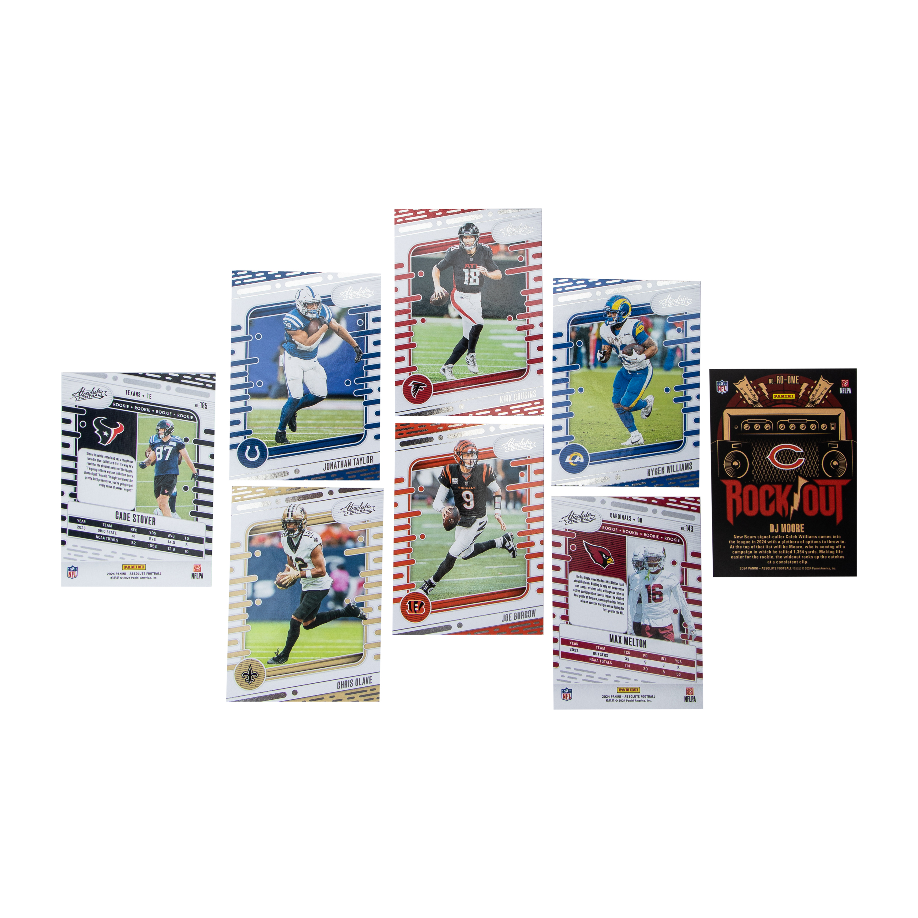 2024 NFL Absolute Football Trading Card Booster Pack