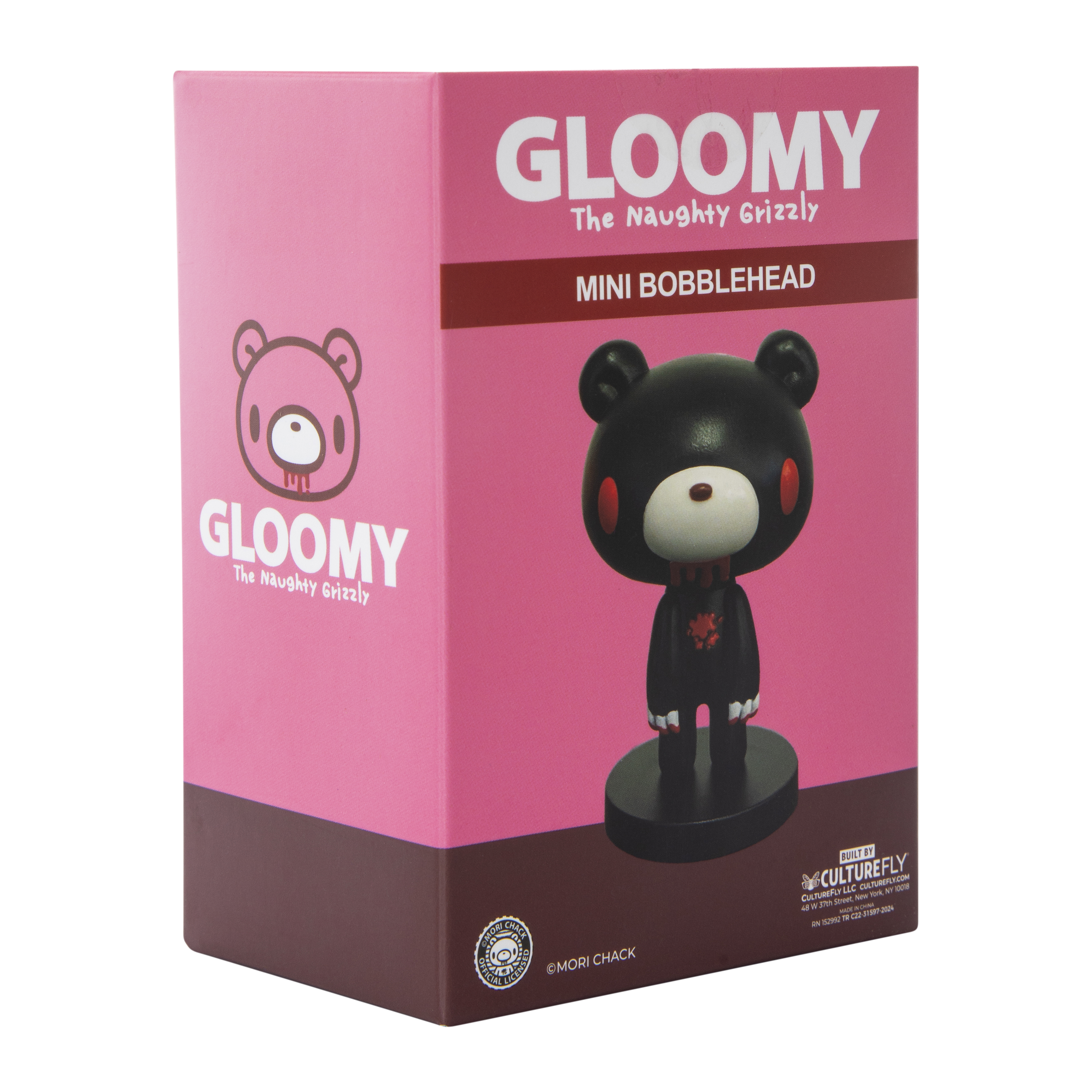 Gloomy The Naughty Grizzly® Mini Bobblehead Figure