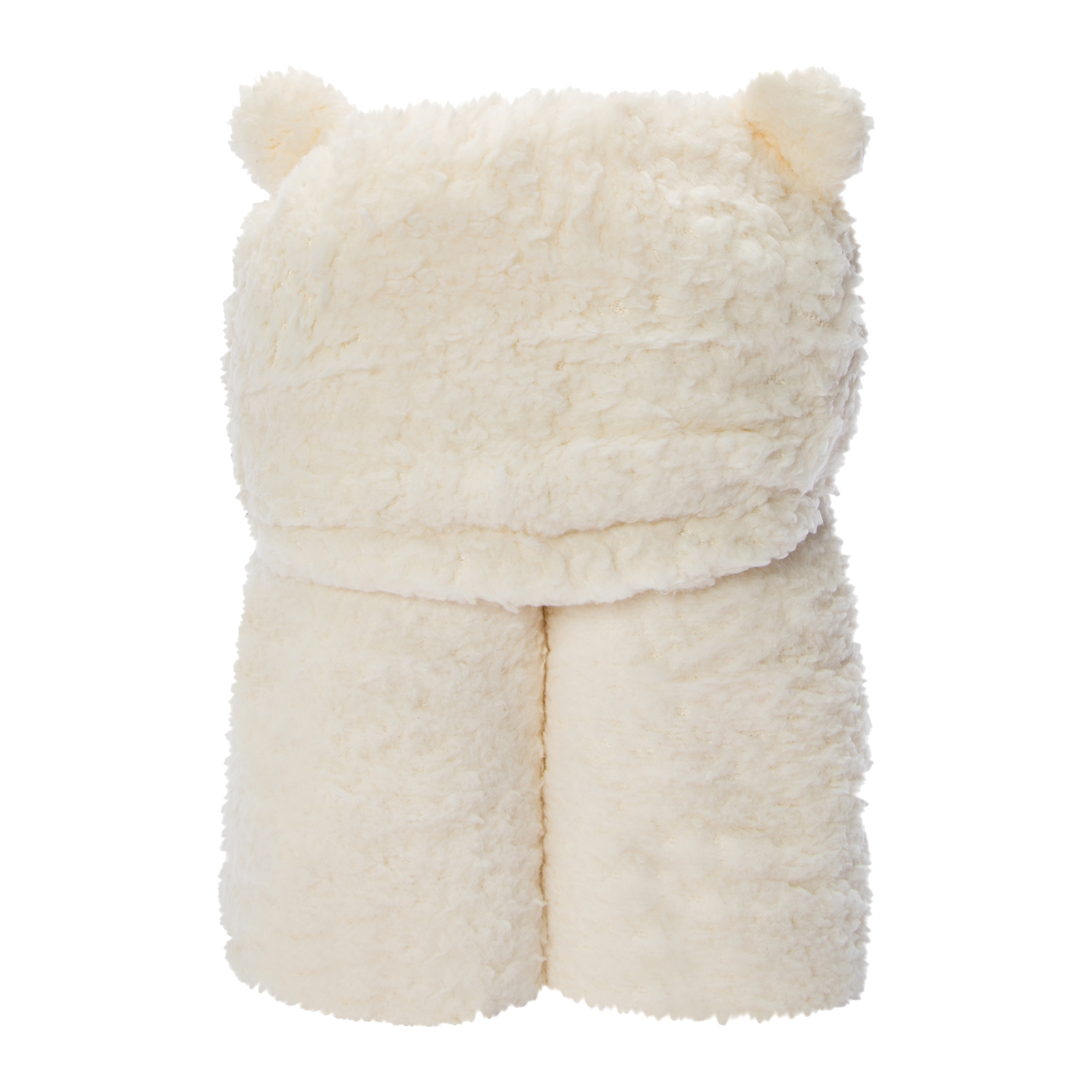 Sherpa Hooded Throw Blanket 50in x 60in