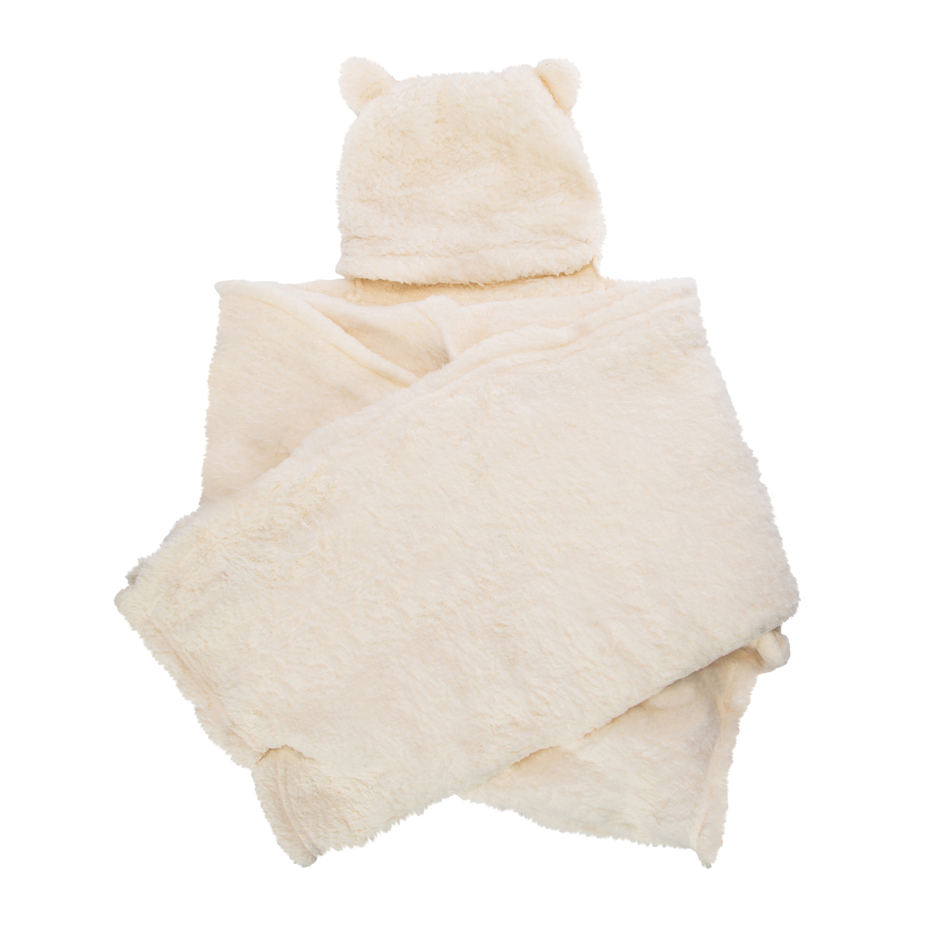 Sherpa Hooded Throw Blanket 50in x 60in
