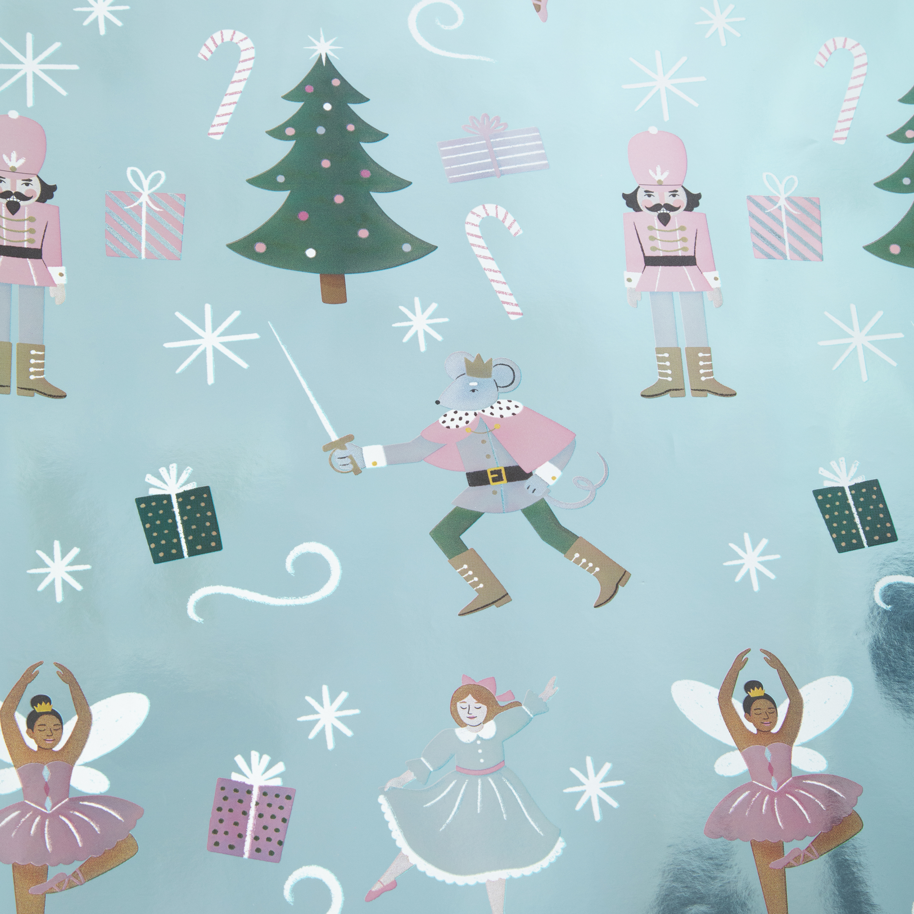 Foil Holographic Holiday Wrapping Paper 40 Sq.ft