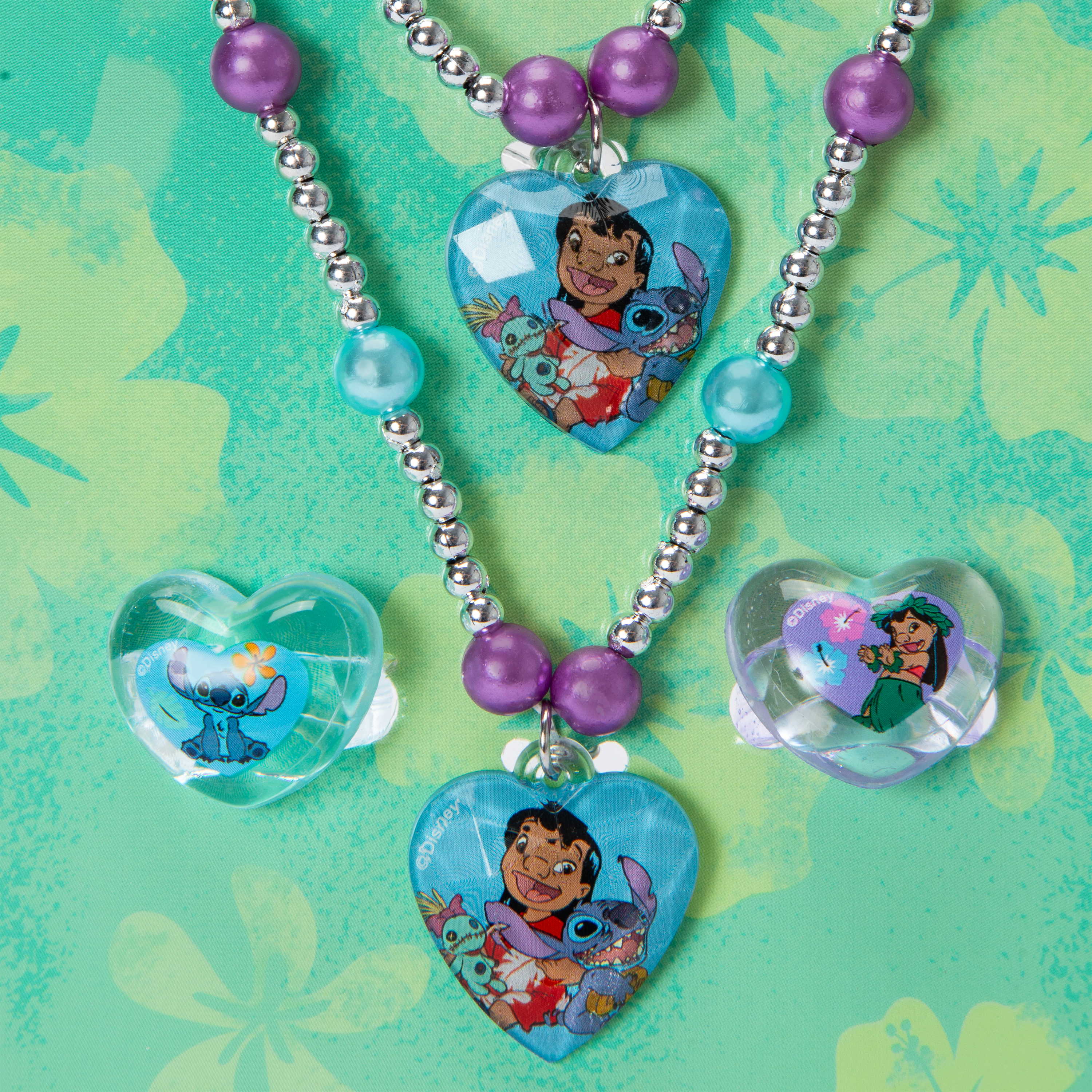 Disney Stitch Jewelry Set