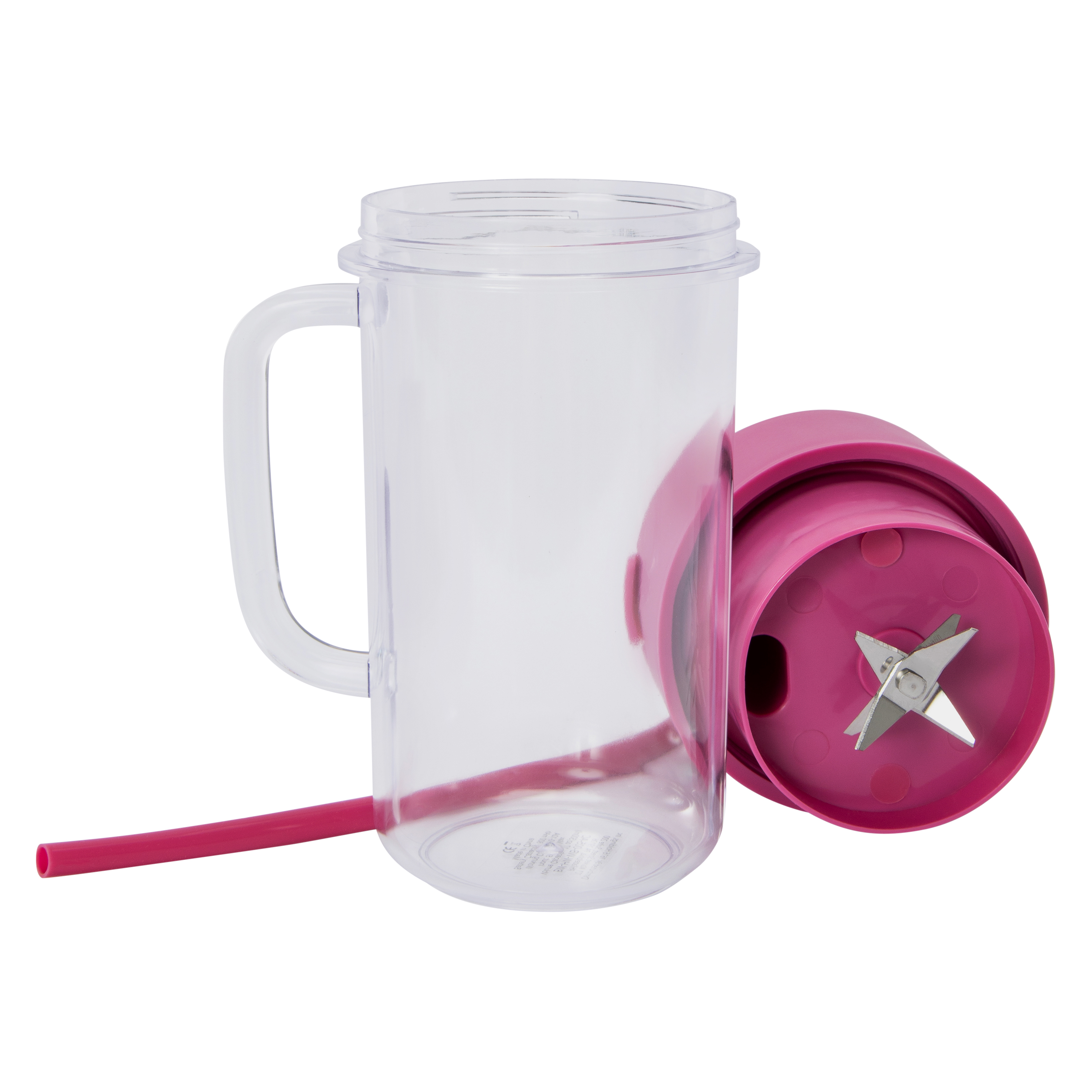 Rechargeable Portable Blender With Handle & Silicone Straw 17oz