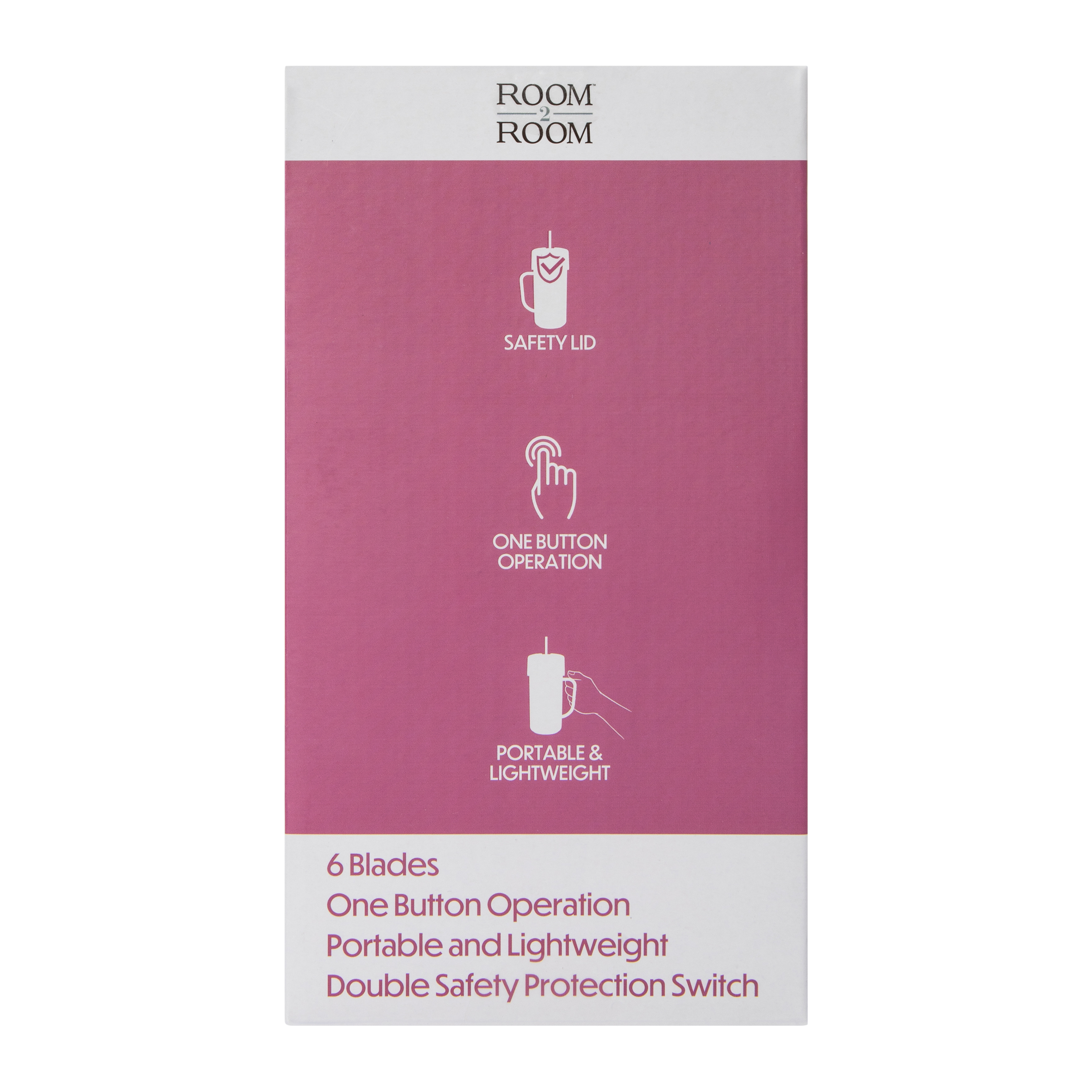 Rechargeable Portable Blender With Handle & Silicone Straw 17oz