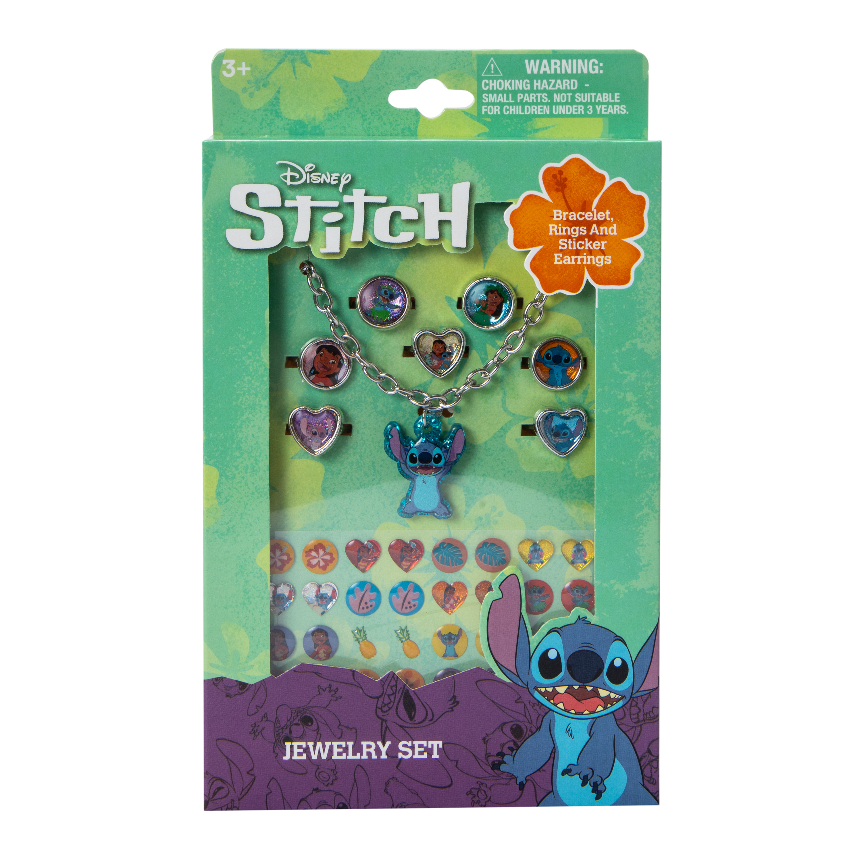 Disney Stitch Jewelry Set For Kids