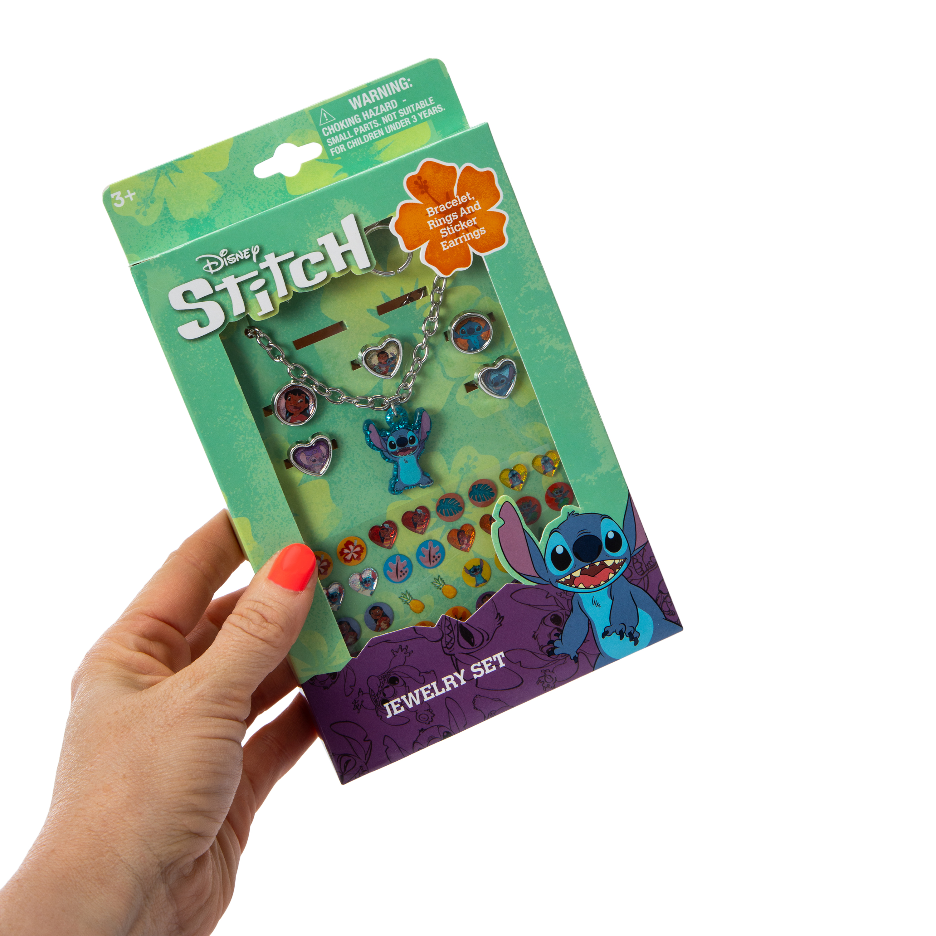Disney Stitch Jewelry Set For Kids