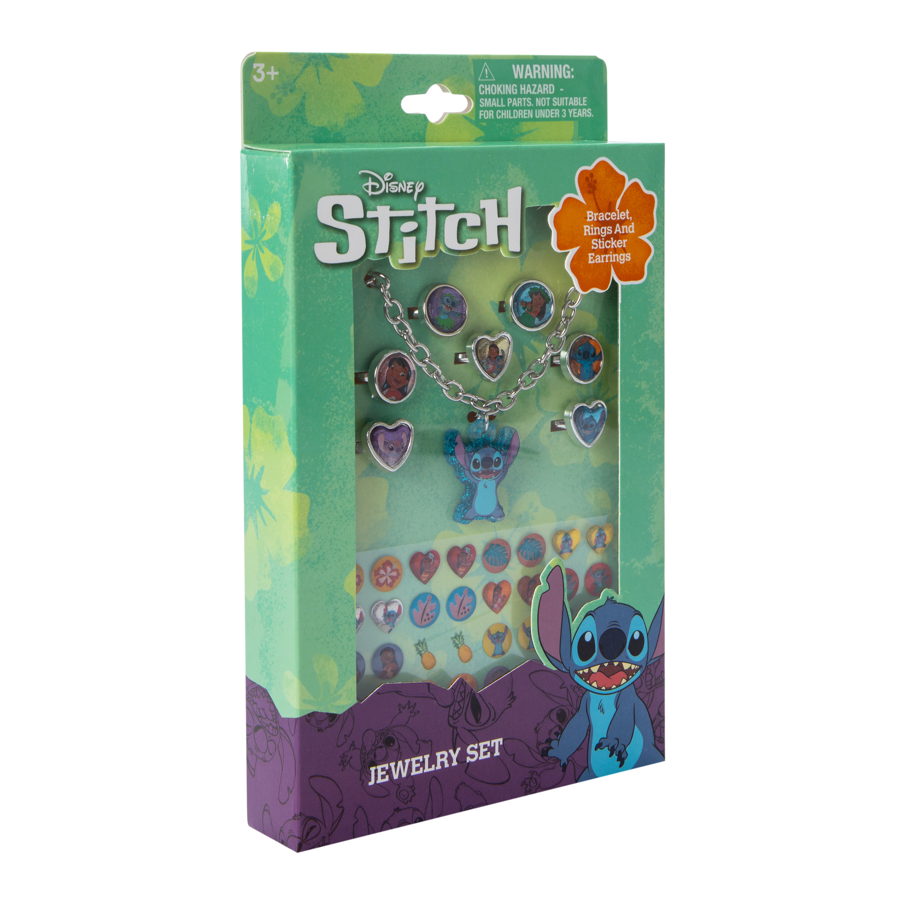 Disney Stitch Jewelry Set For Kids