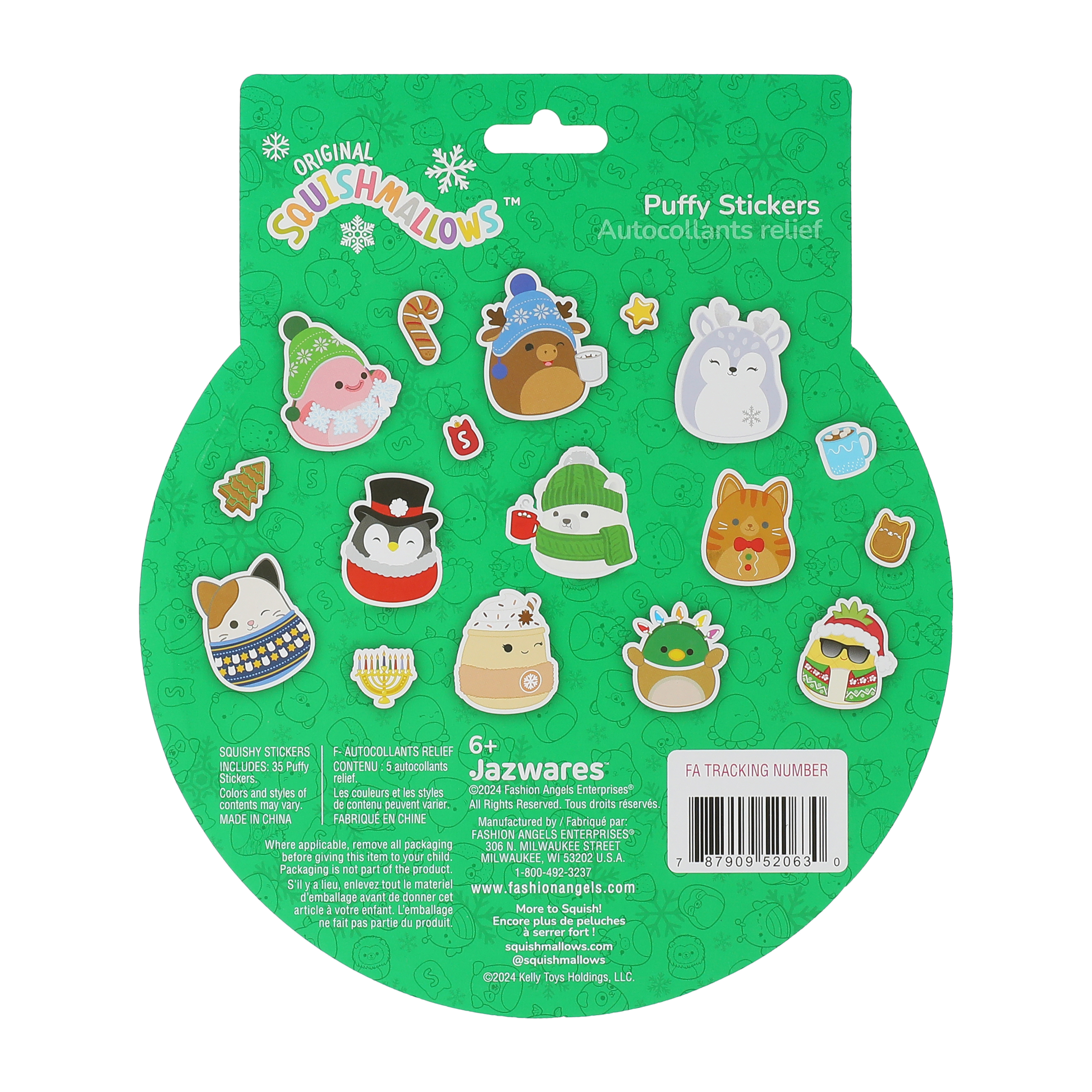 Squishmallows™ Puffy Stickers
