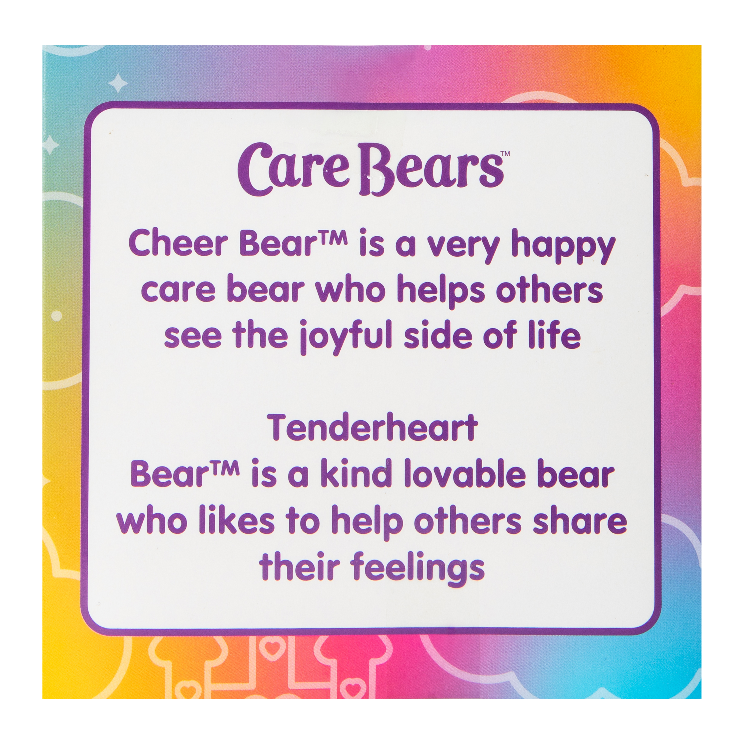 Care Bears™ Cheer Bear™ & Tenderheart Bear™ Set