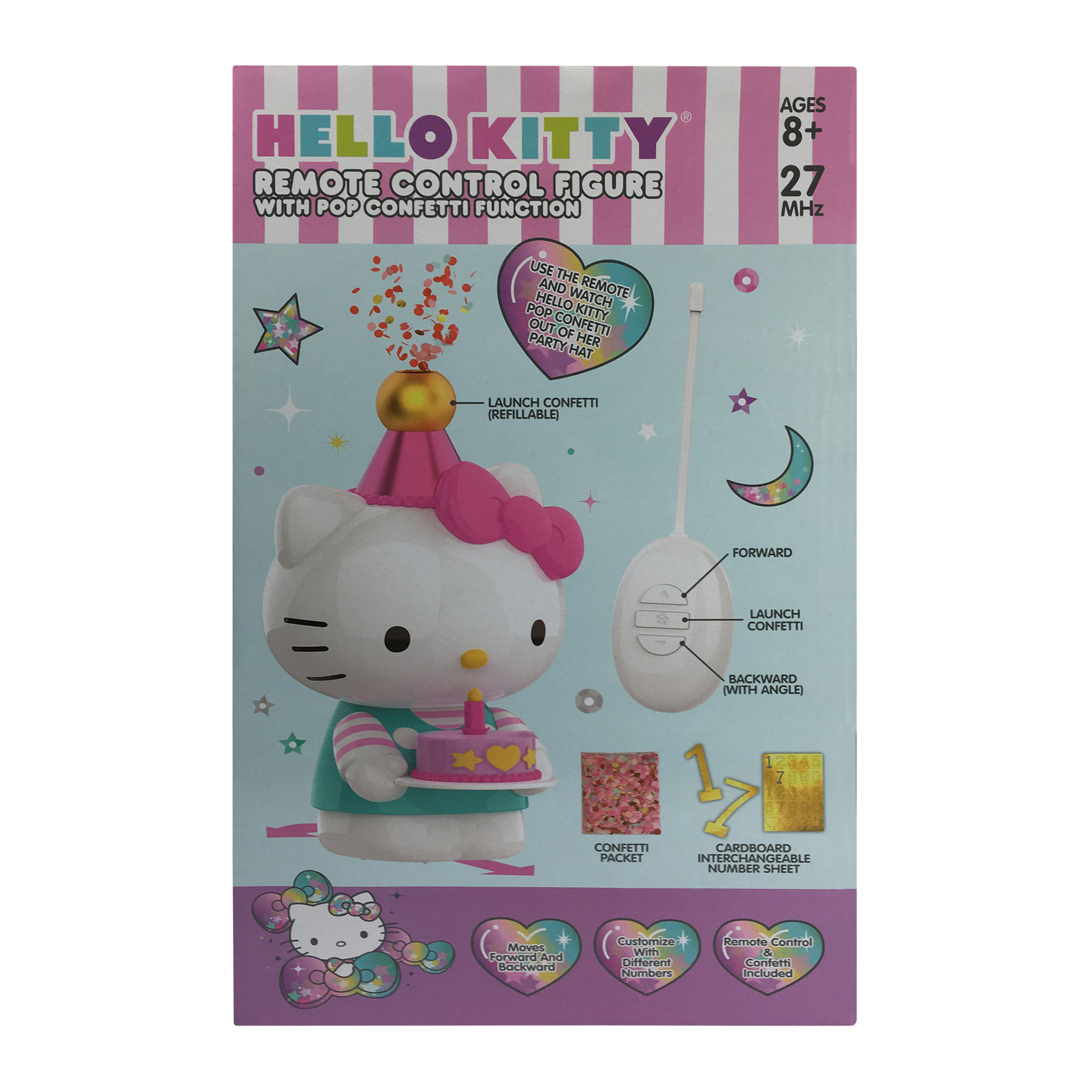 Hello Kitty® Remote Control Figure With Pop Confetti Function
