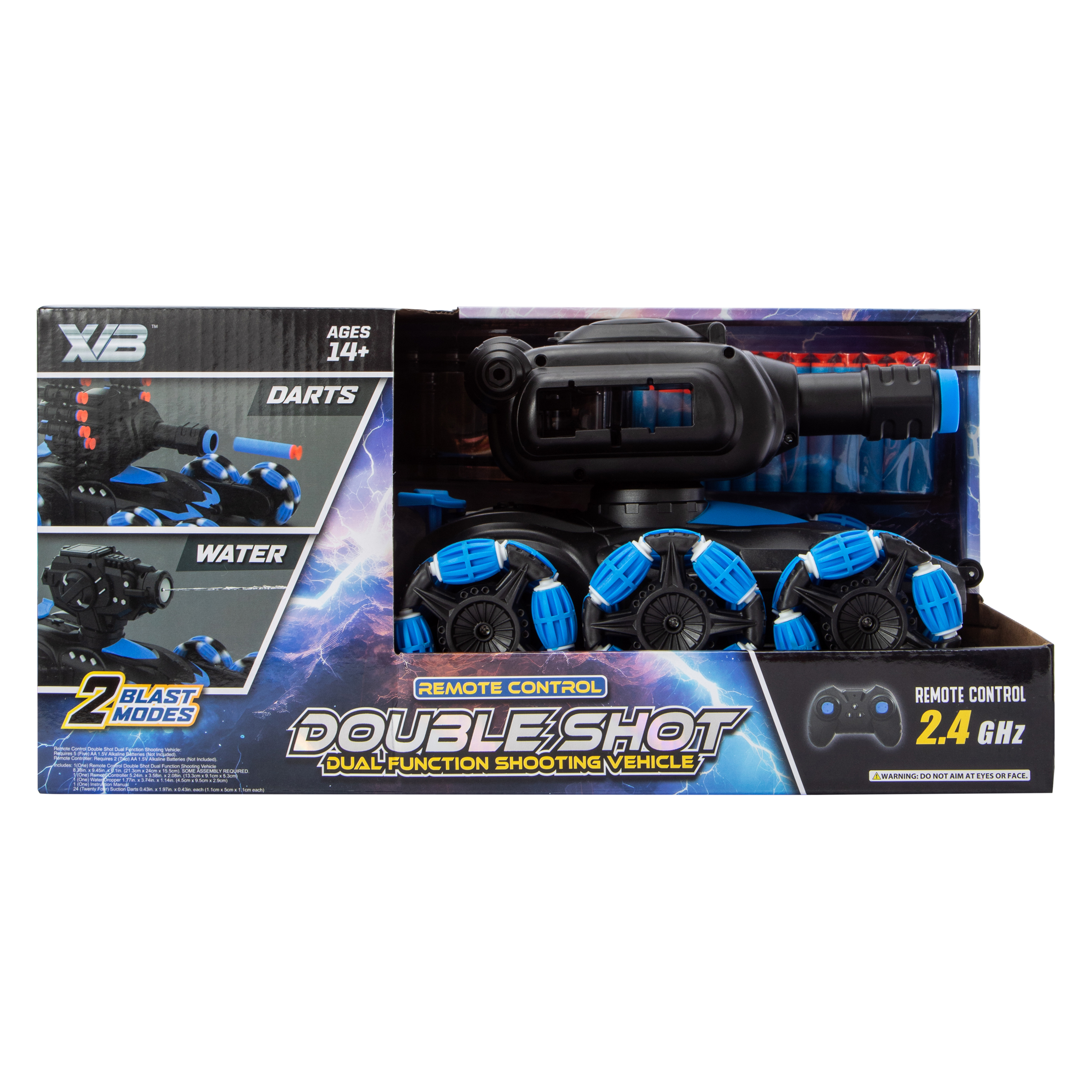 Remote Control Double Shot Dual Function Shooting Vehicle