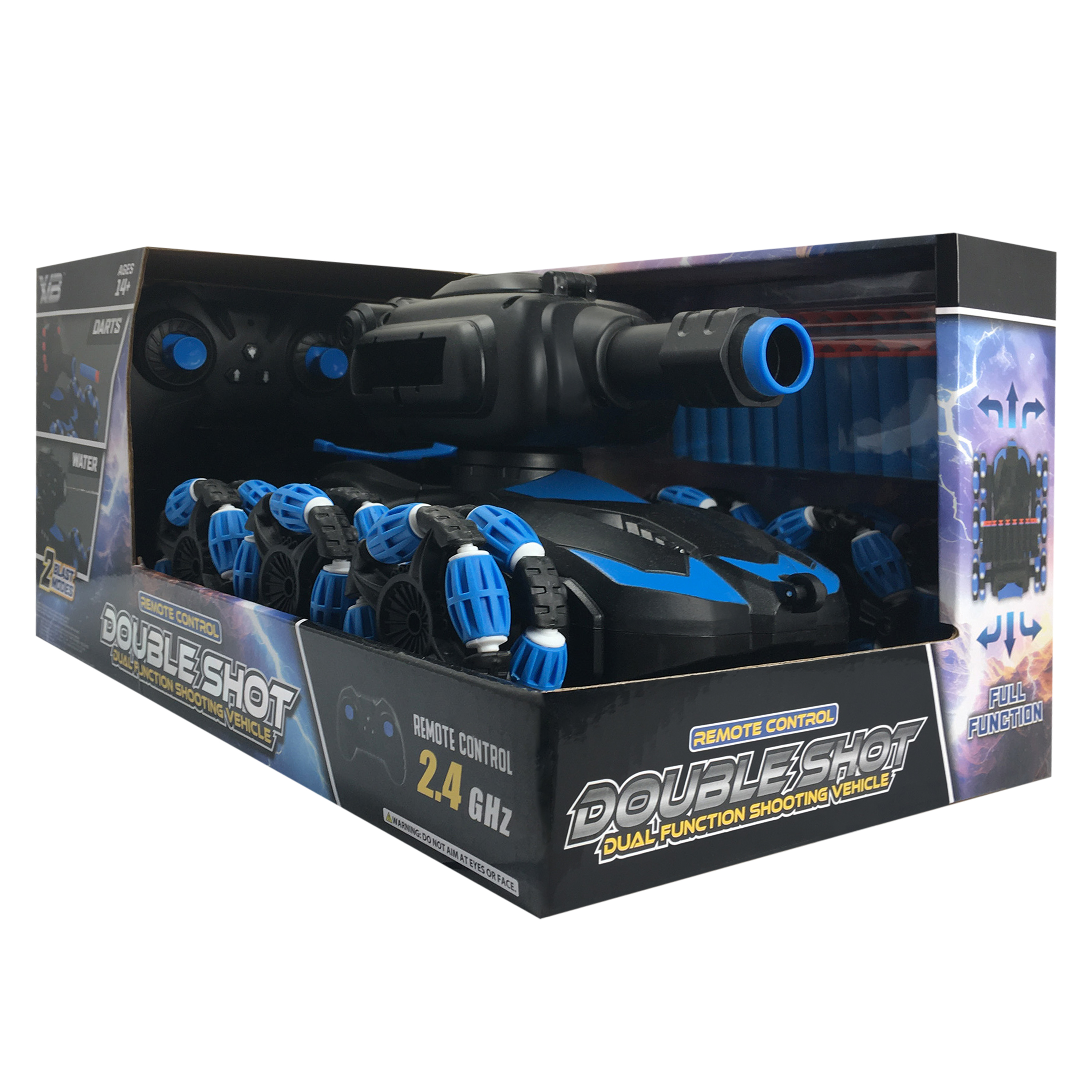 Remote Control Double Shot Dual Function Shooting Vehicle