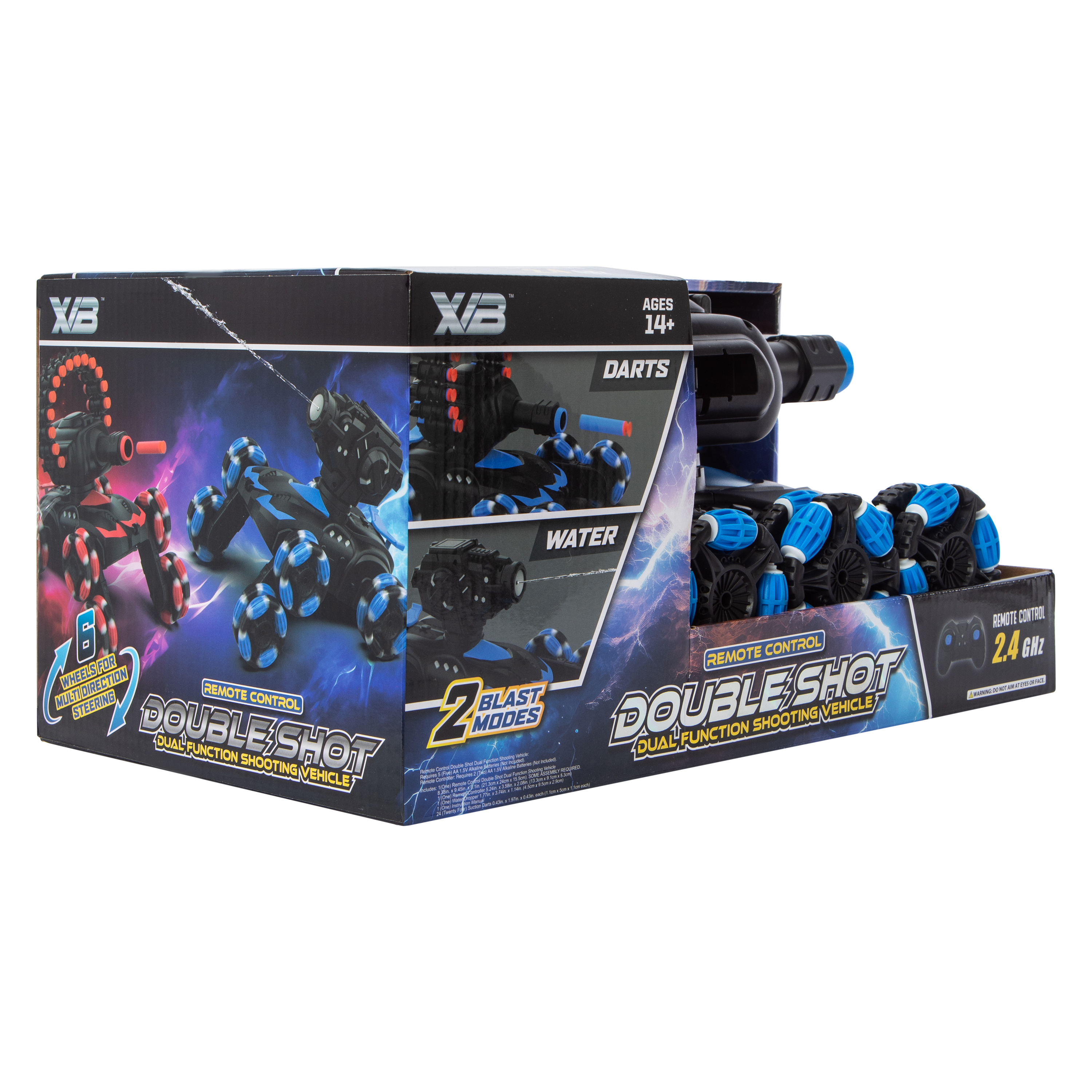 Remote Control Double Shot Dual Function Shooting Vehicle