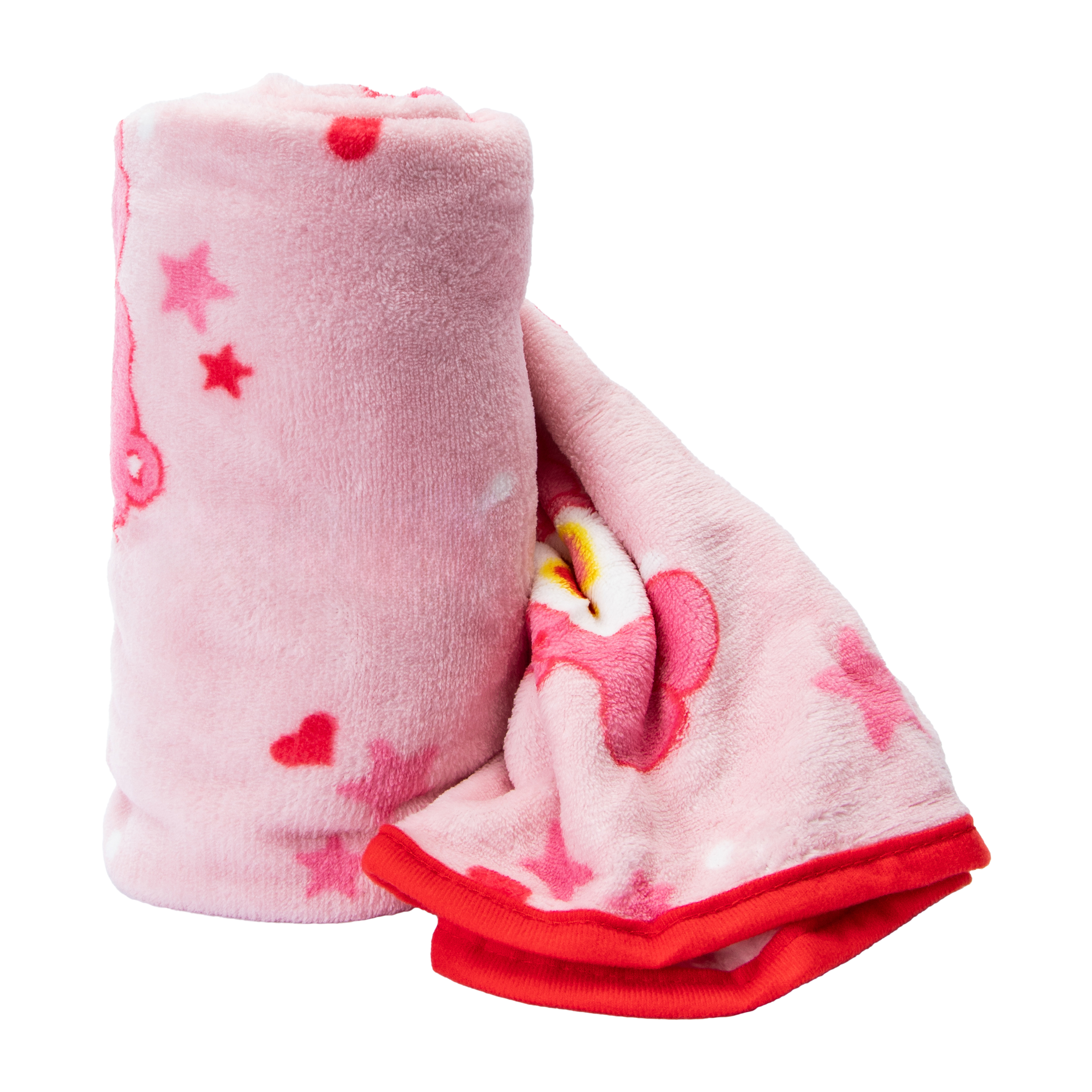 Care Bears™ Pink Fleece Throw 40in x 50in