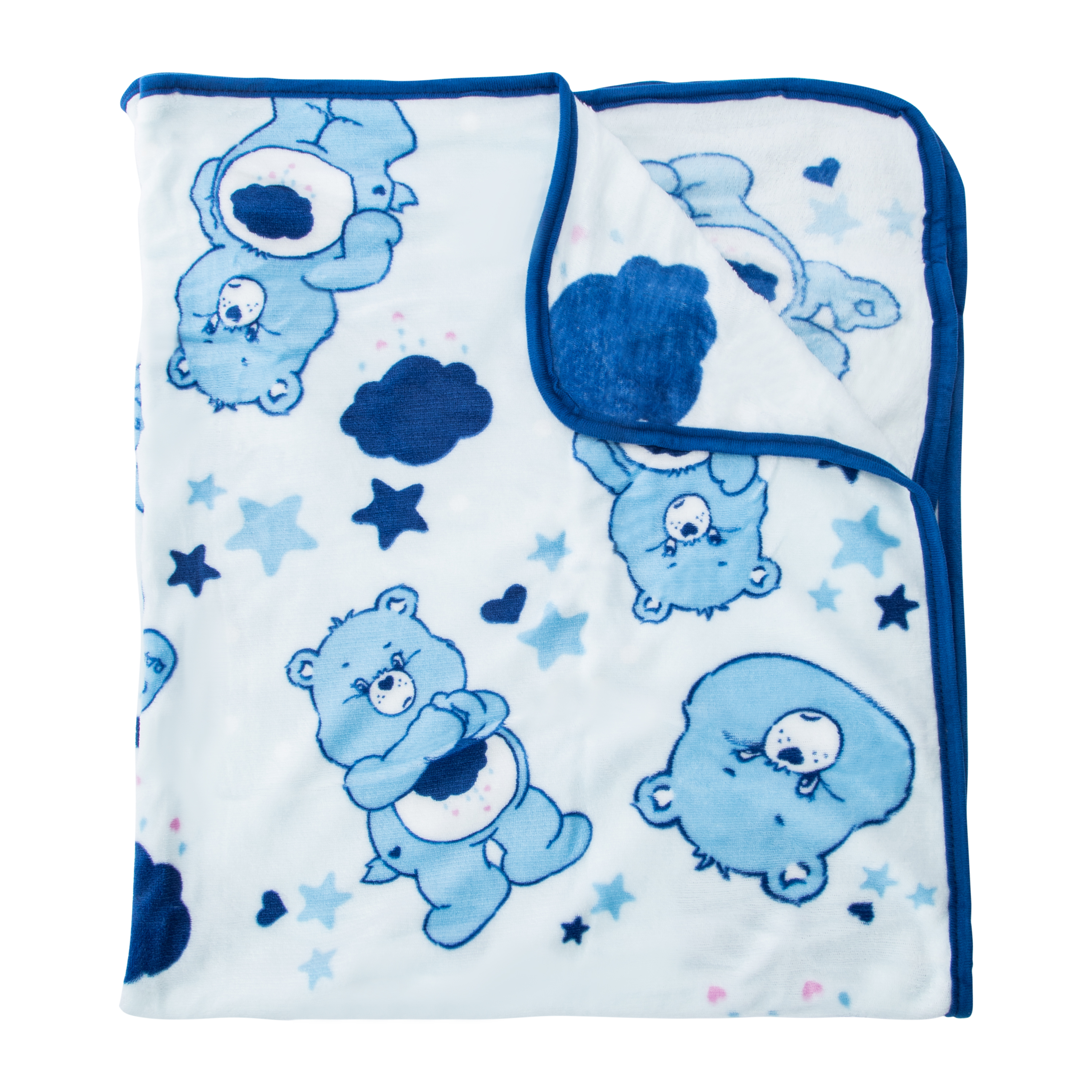 Care Bears™ Blue Fleece Throw 40in x 50in