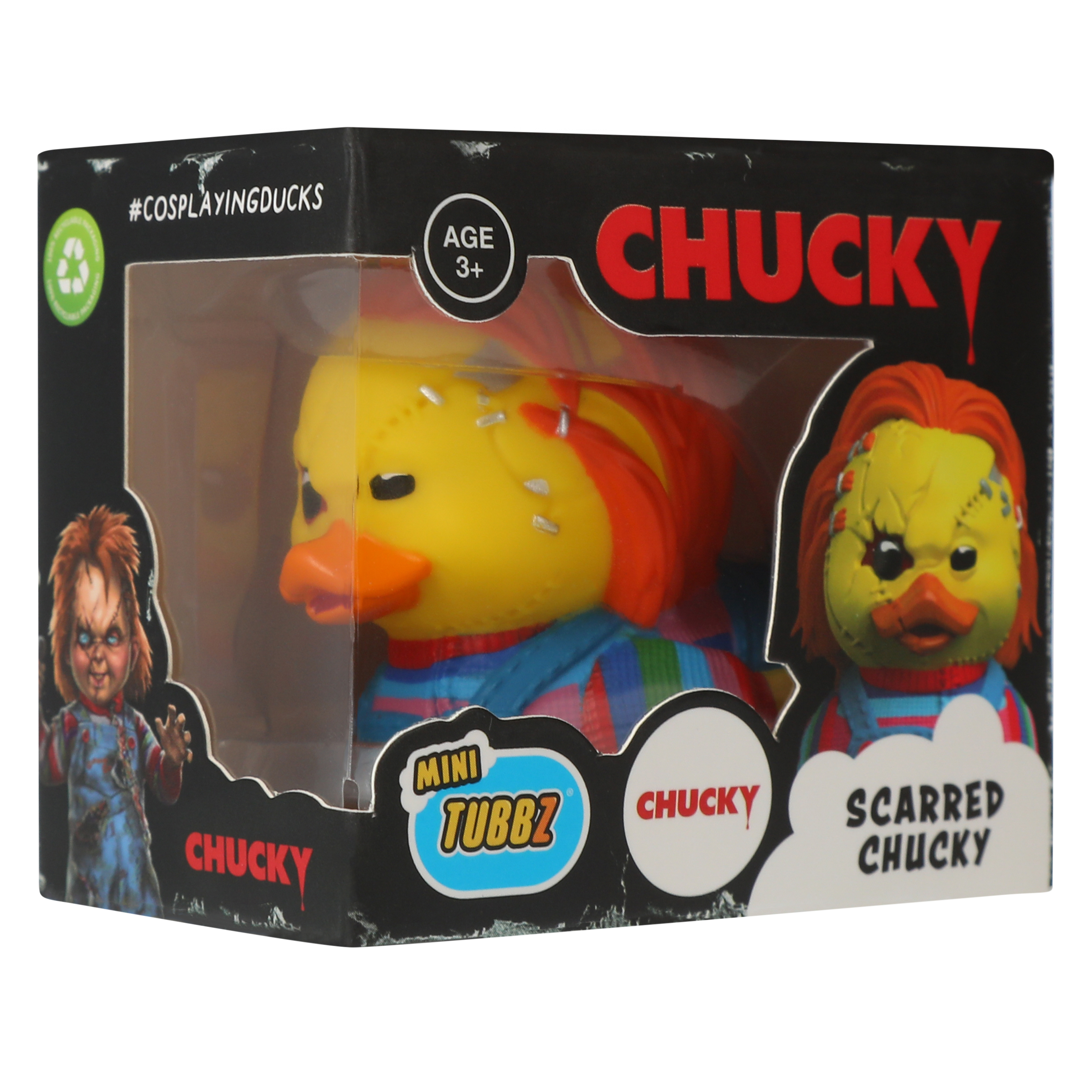 Chucky Mini TUBBZ® Collectible Duck - Scarred Chucky
